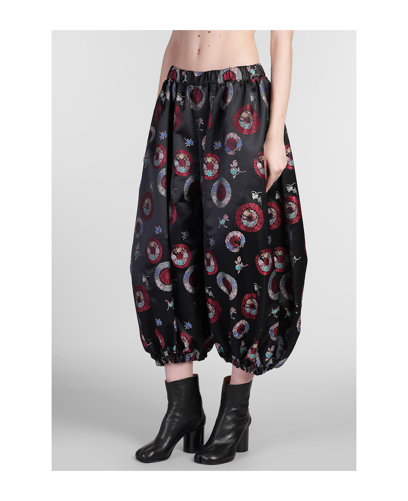 Comme des Garçons Pants In Black Polyester - black