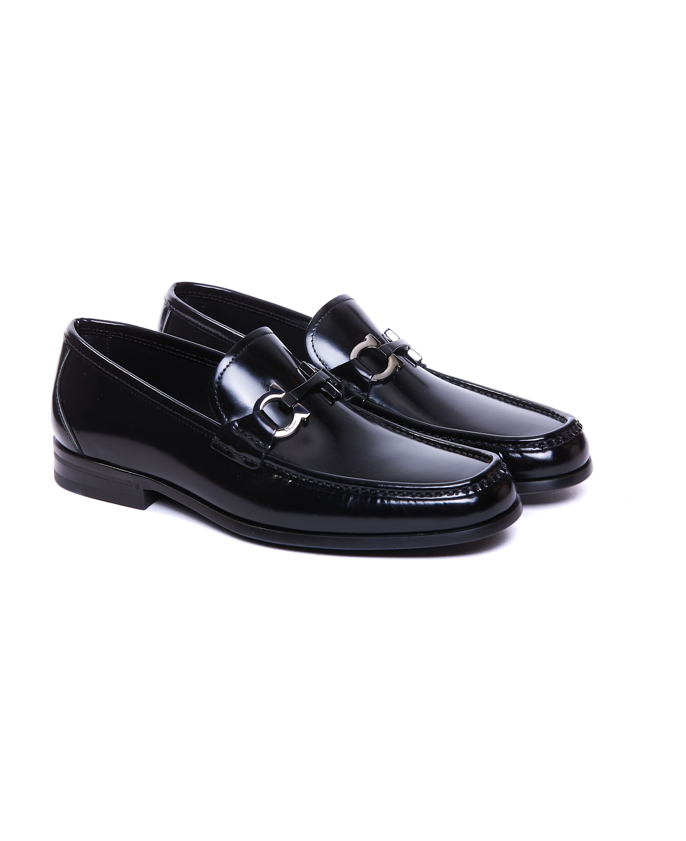 Ferragamo Grandioso Loafers - Black