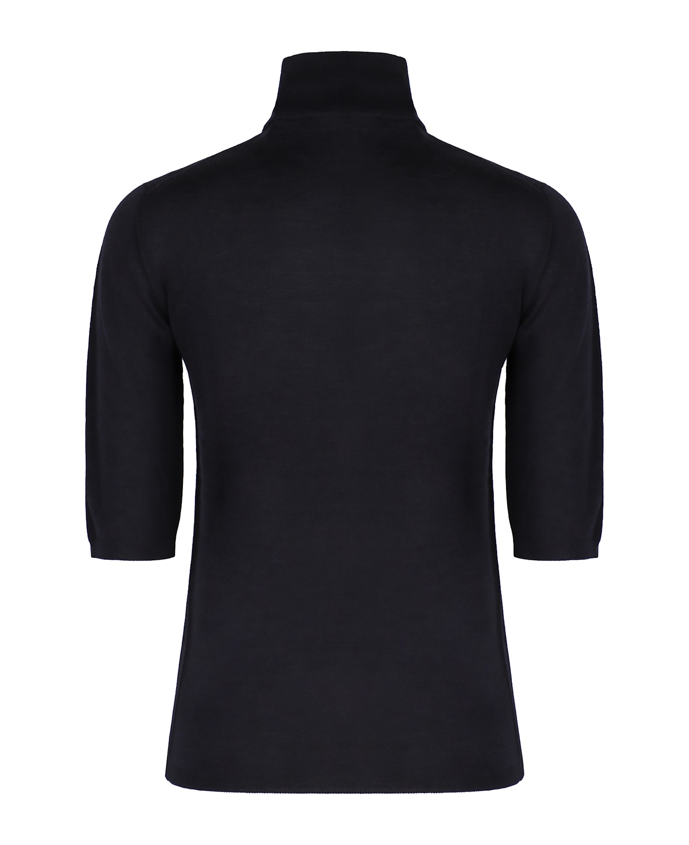Max Mara Cecina Wool Turtleneck Sweater - black