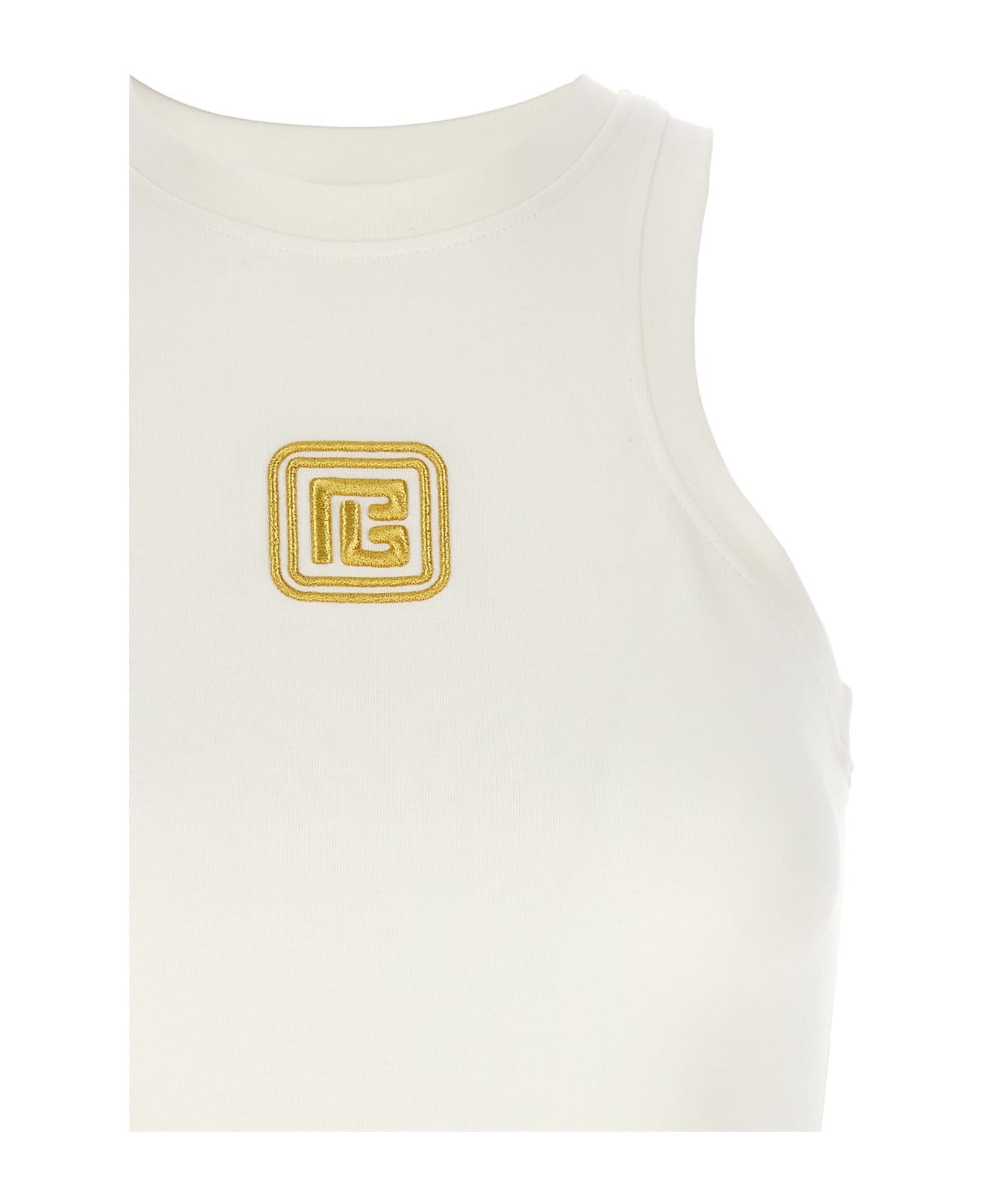 Balmain Pb Tank Top - White