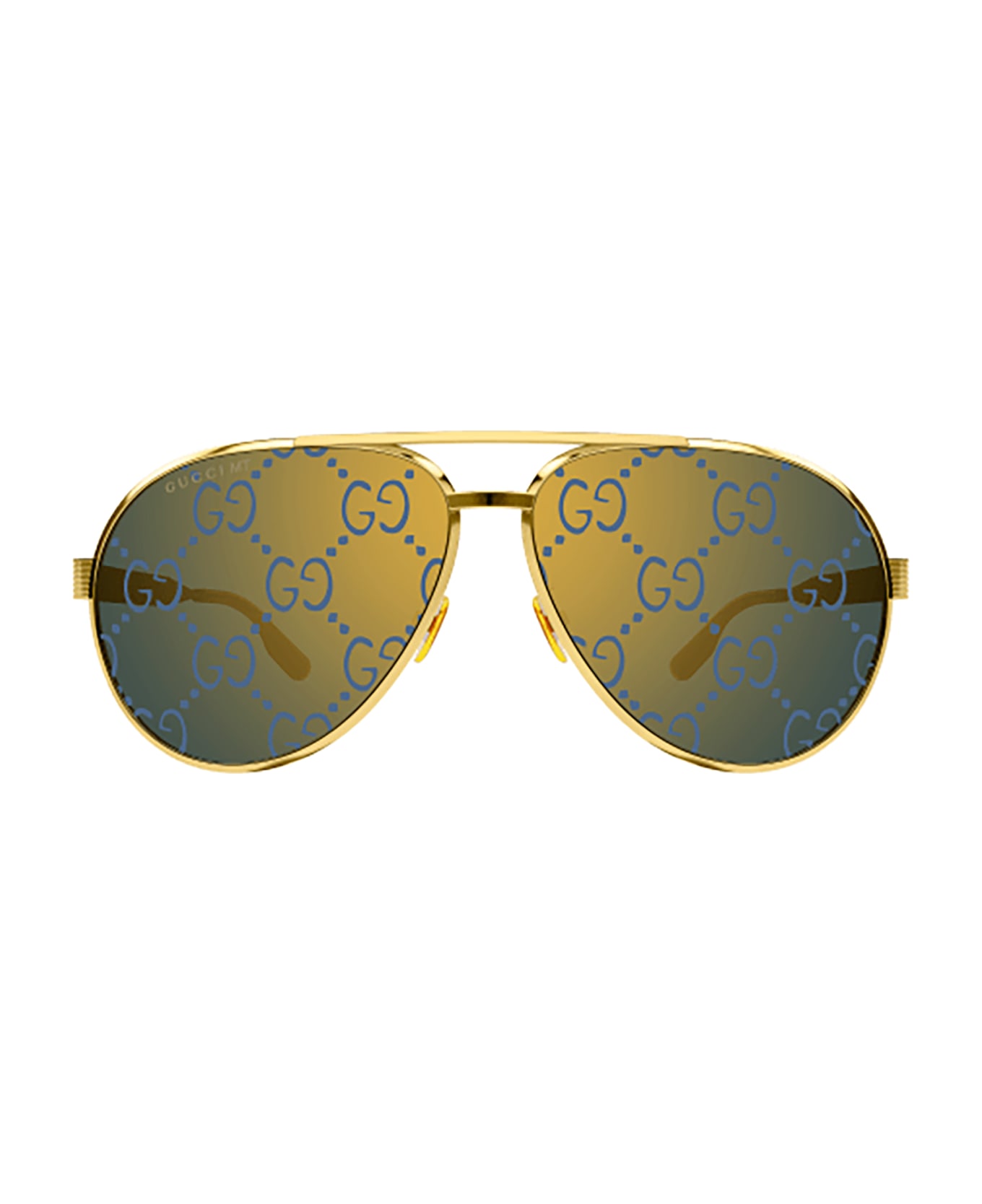 Gucci Eyewear GG1513S Sunglasses - Gold Gold Blue