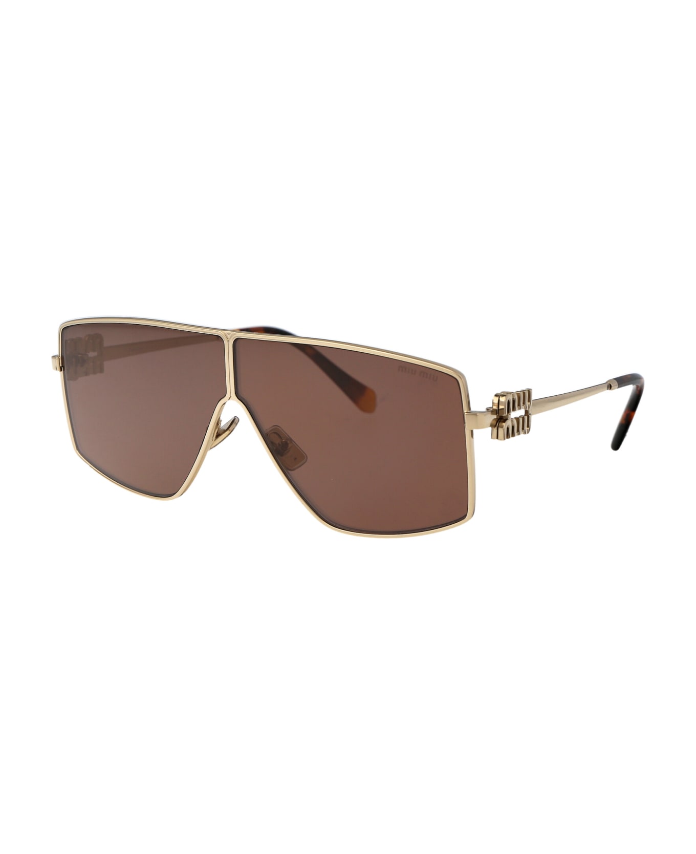 Miu Miu Eyewear 0mu 51zs Sunglasses - ZVN70D Pale Gold