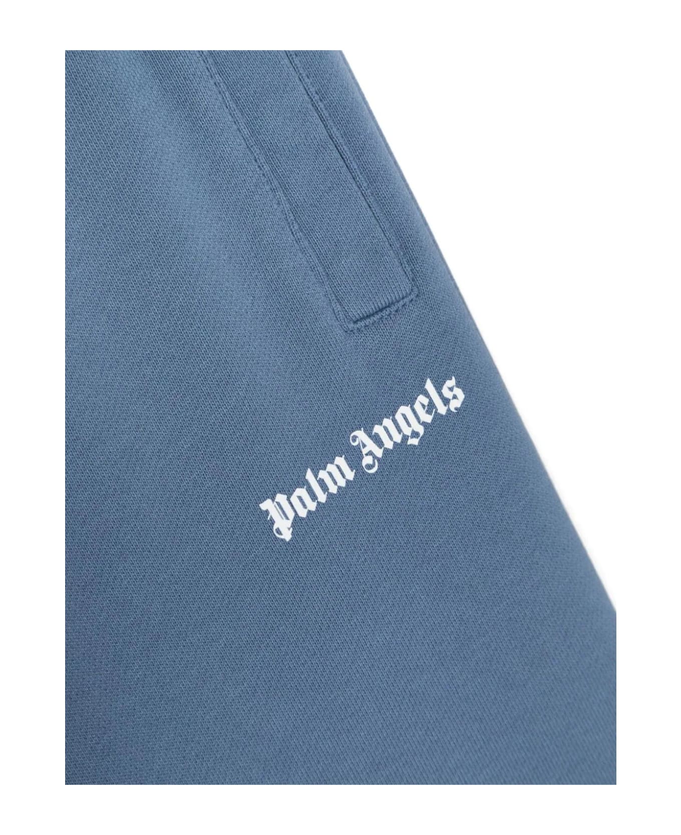 Palm Angels Trousers Blue - Blue
