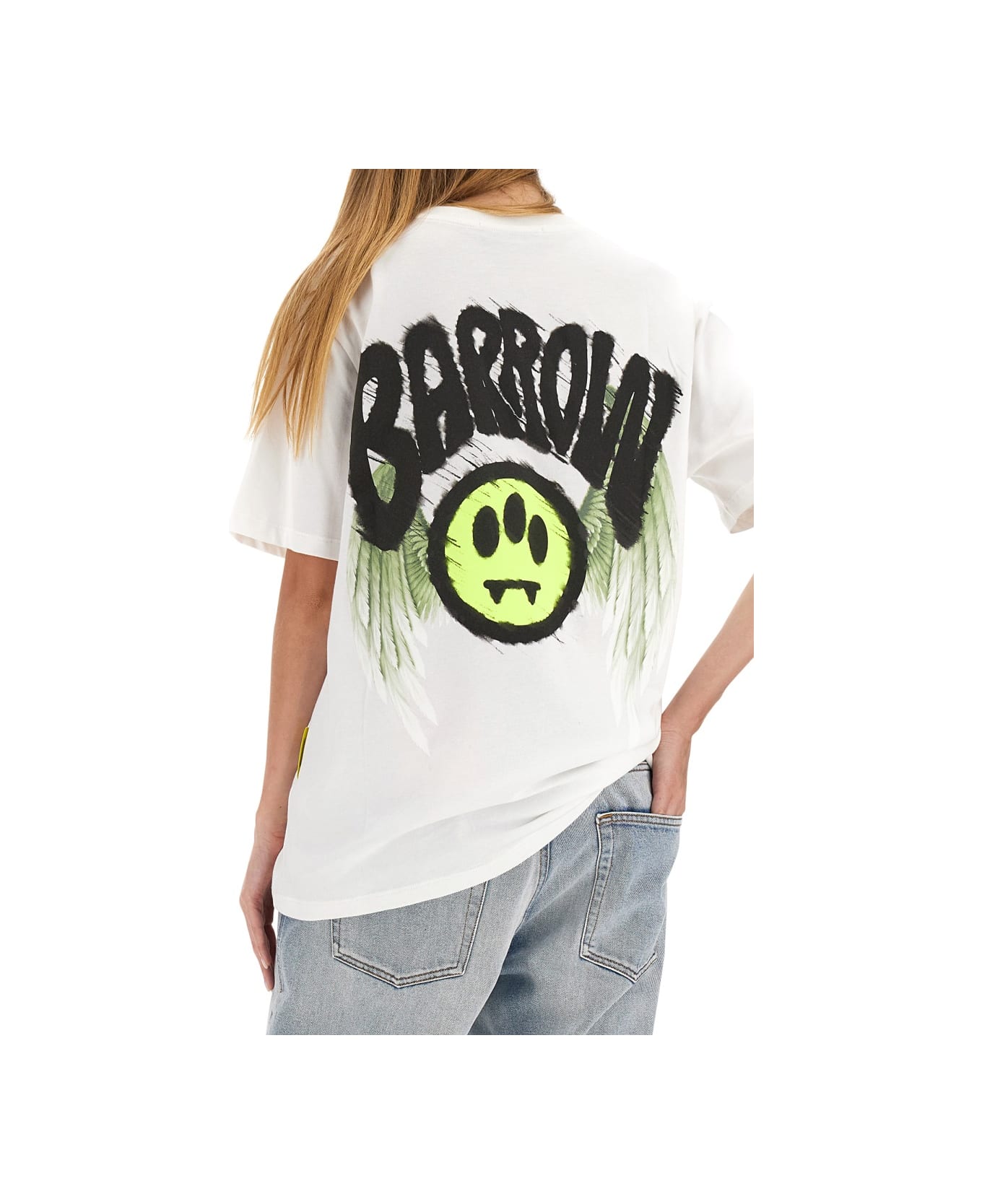 Barrow Logo Print T-shirt - WHITE