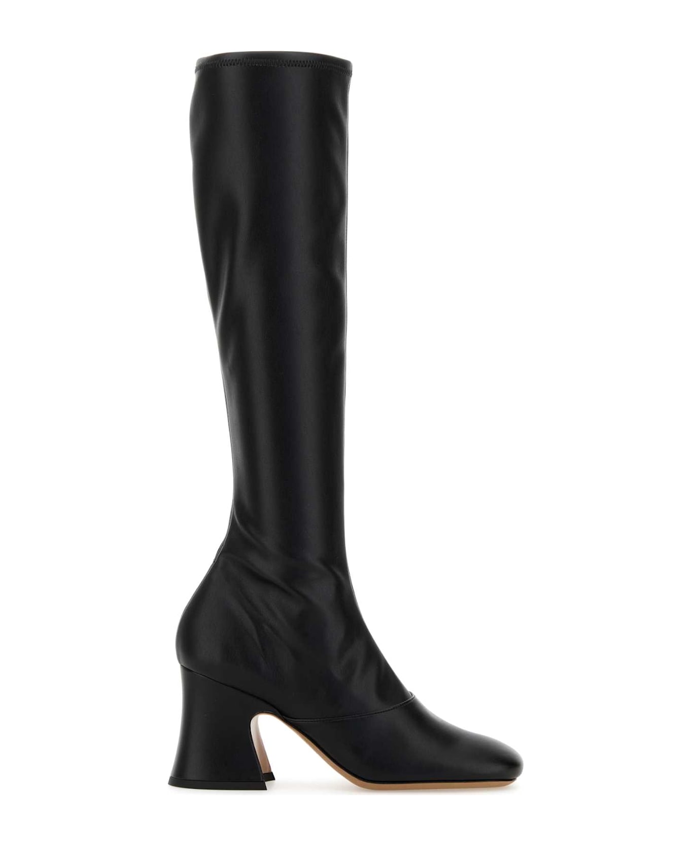 Chloé Black Synthetic Leather Janis Boots - BLACK