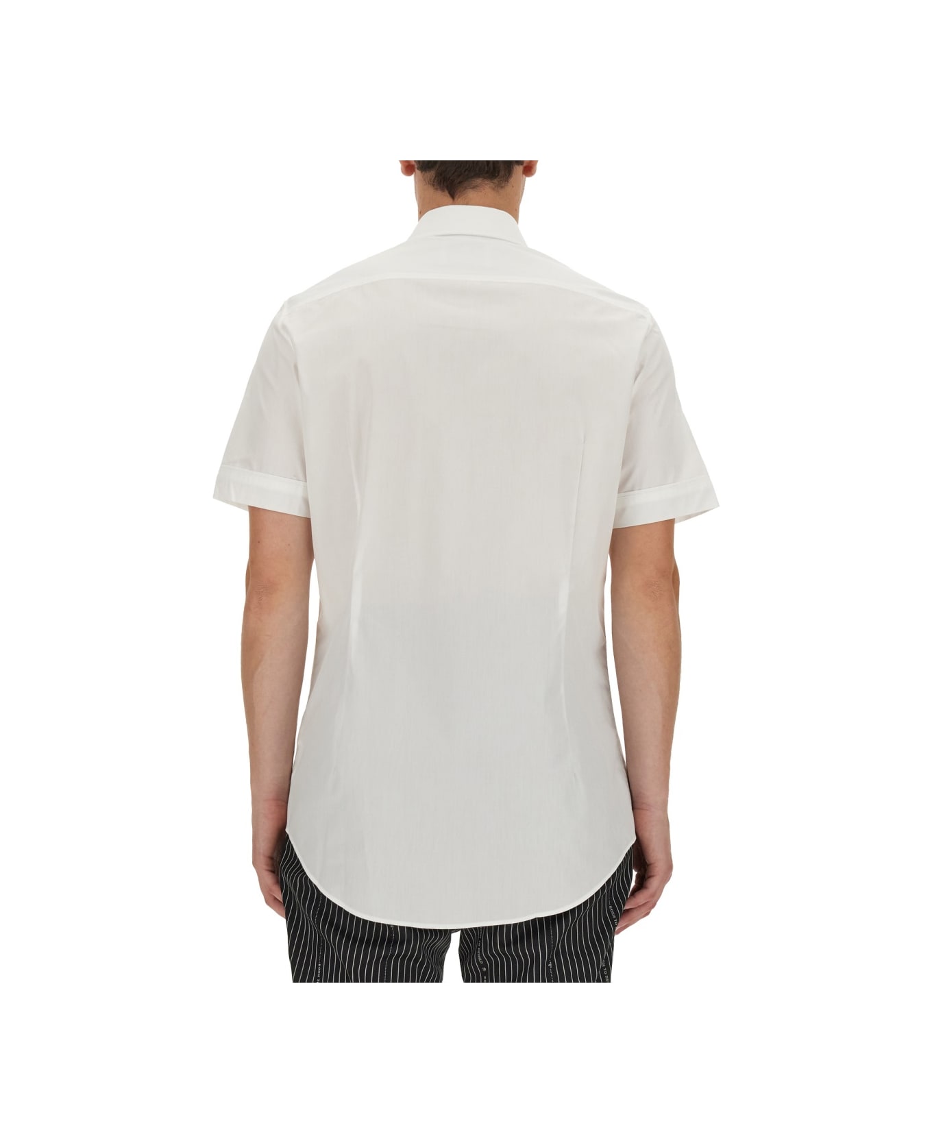 Vivienne Westwood Shirt With Orb Embroidery - WHITE