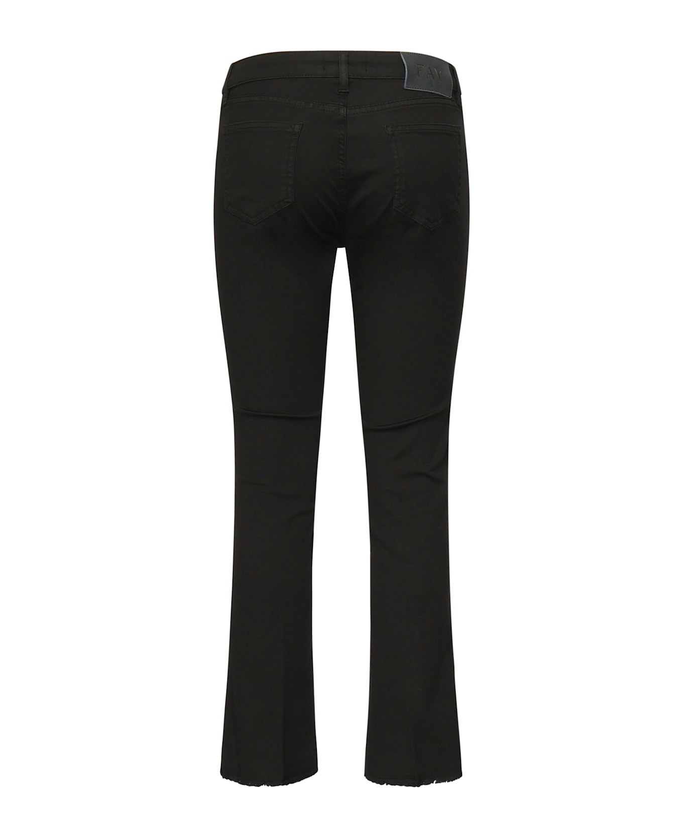 Fay Cropped Pants - Black