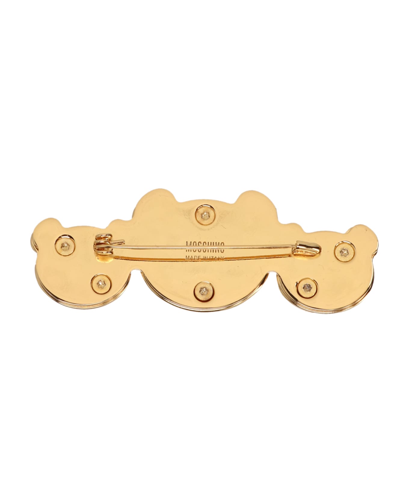 Moschino 'teddy Bear' Pin - Gold