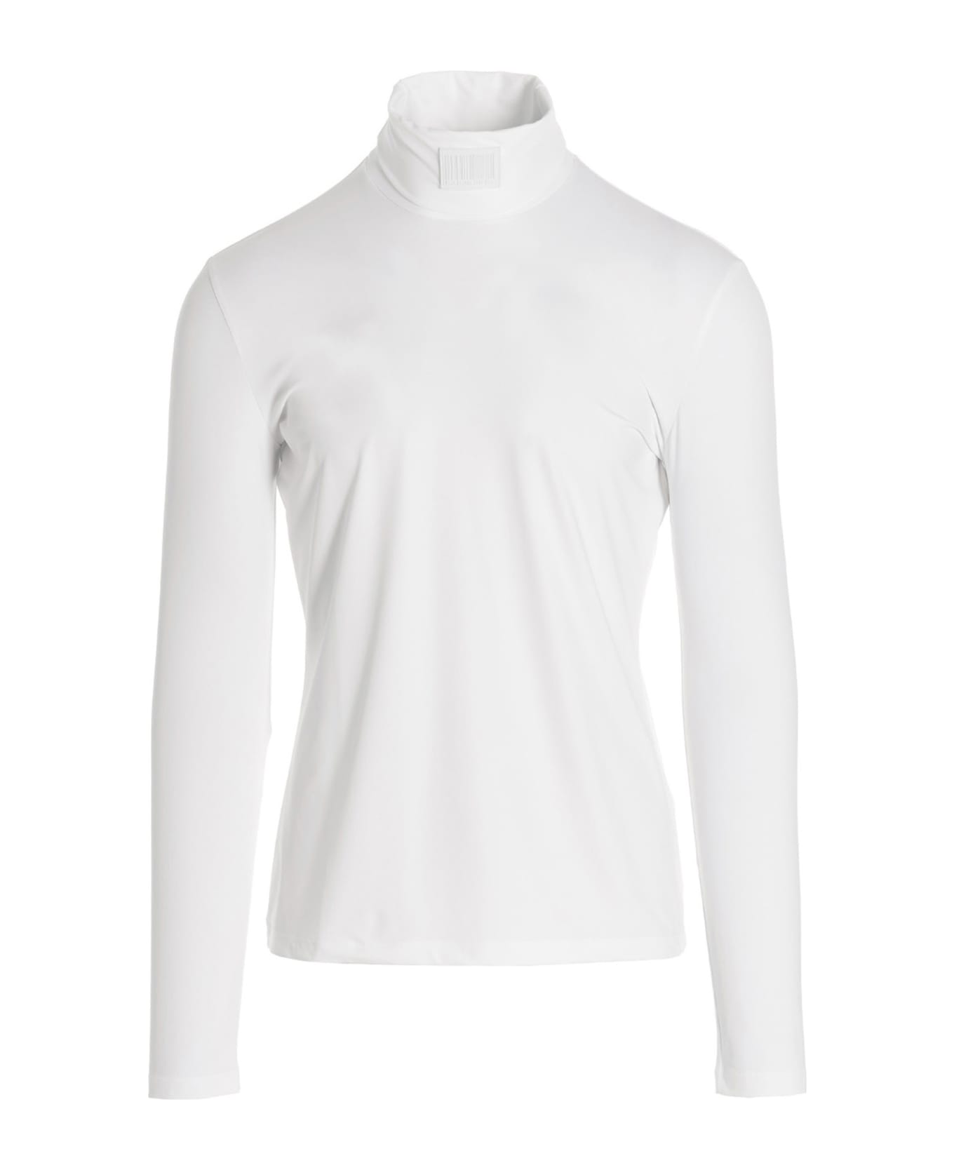 VTMNTS Logo Lycra Sweater - White ニットウェア