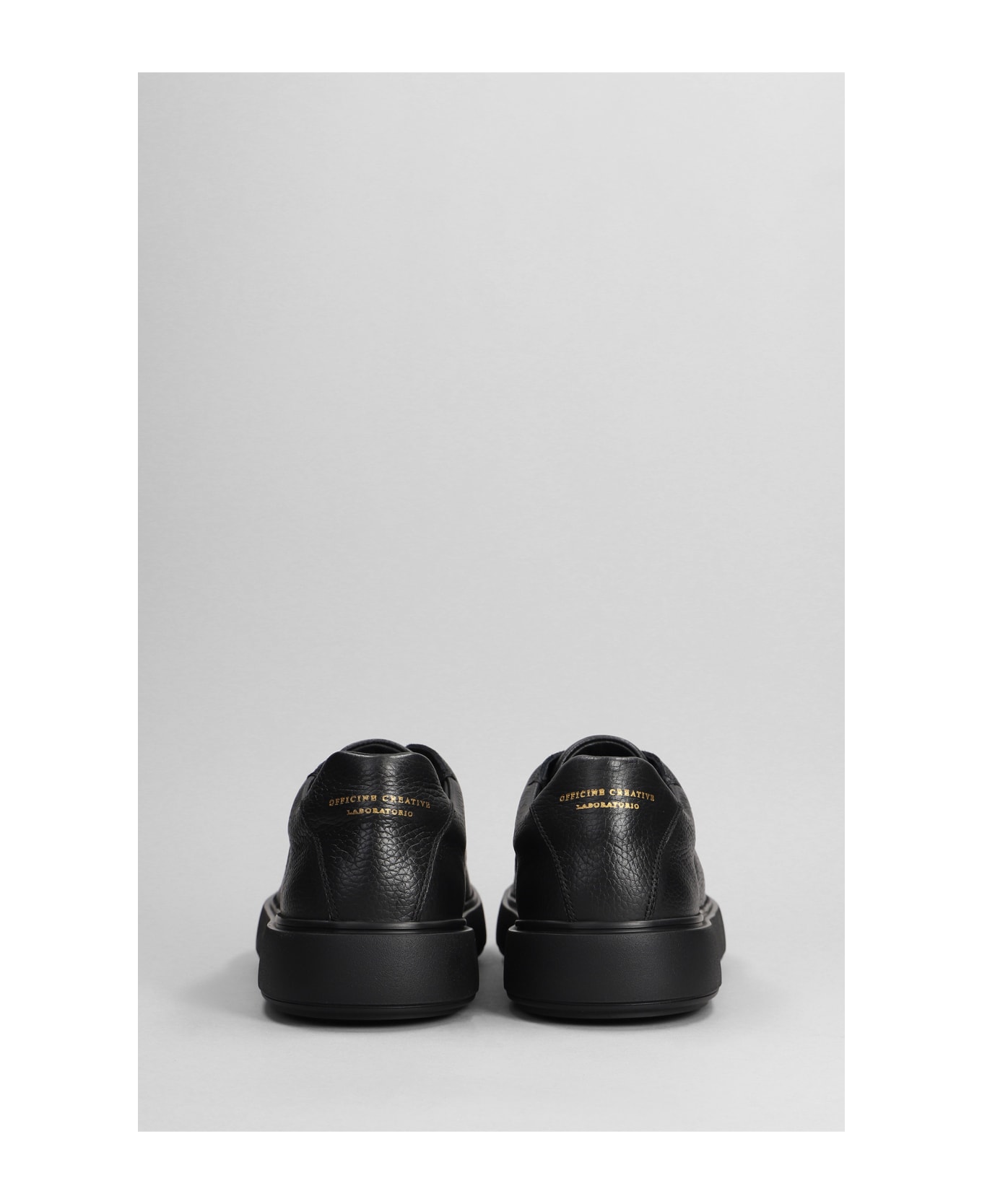 Officine Creative Slouch 001 Sneakers In Black Leather - black スニーカー