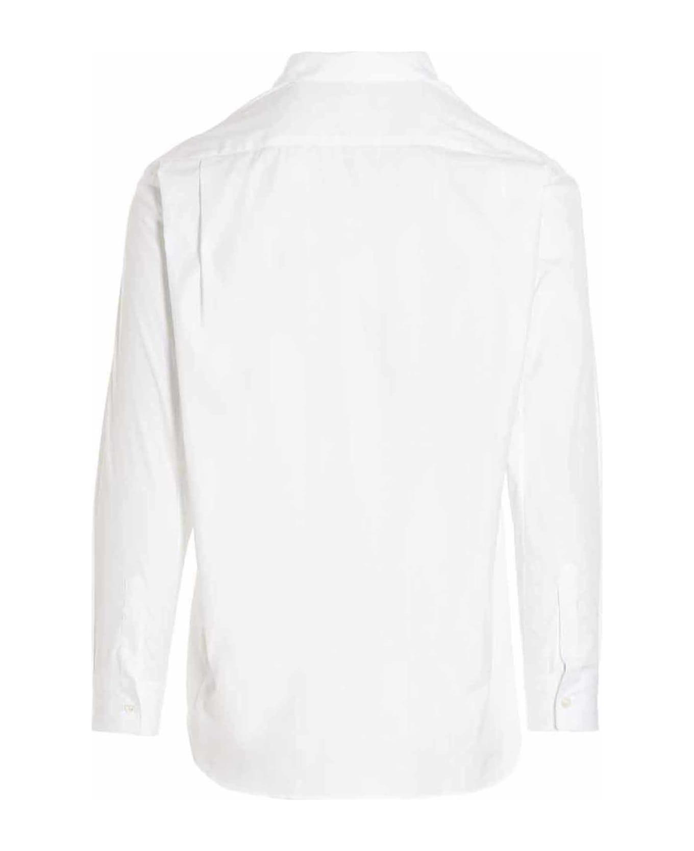 Comme des Garçons Shirt 'midi' Print Shirt - White