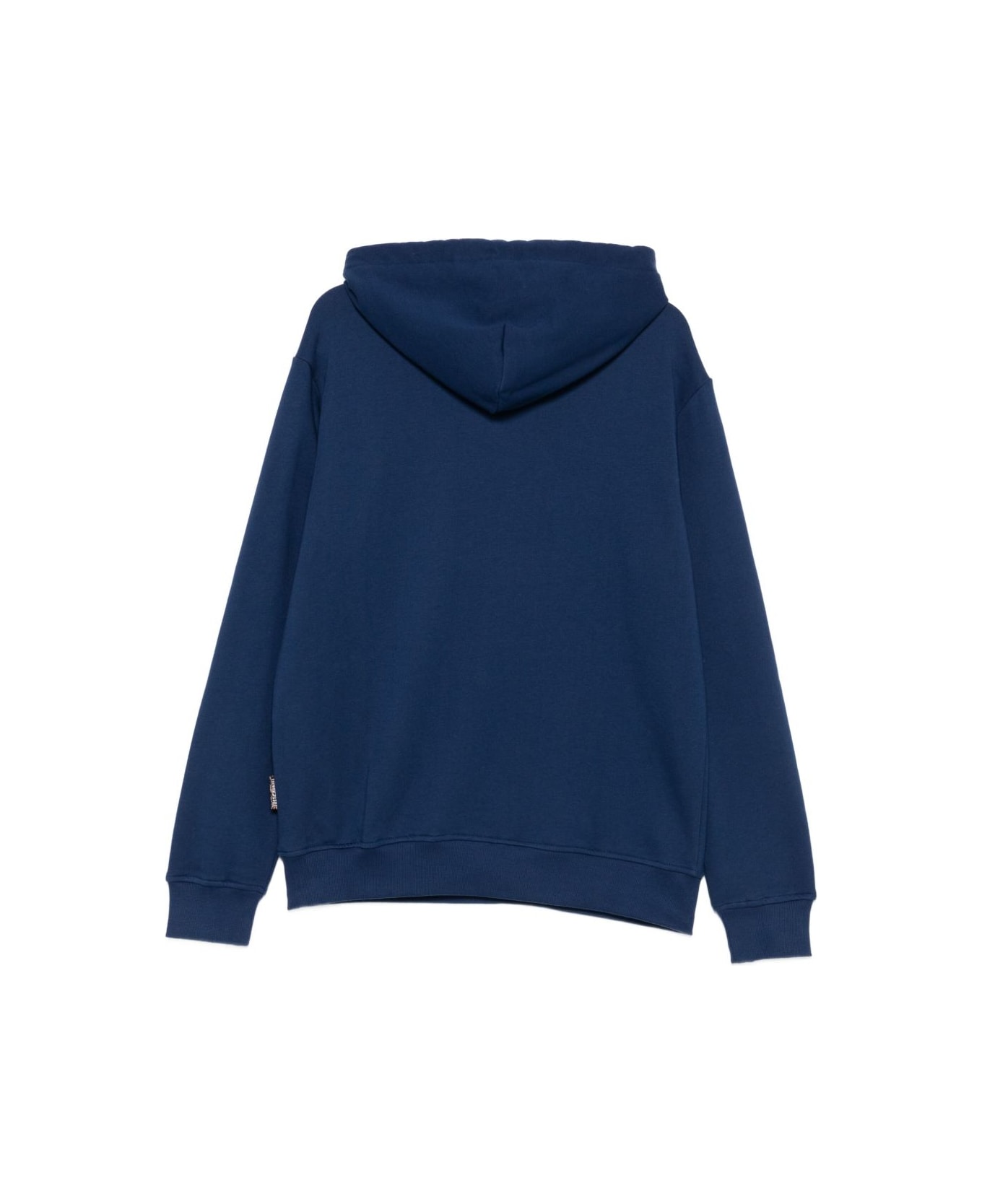Just Cavalli Cotton Hoodie - Blue