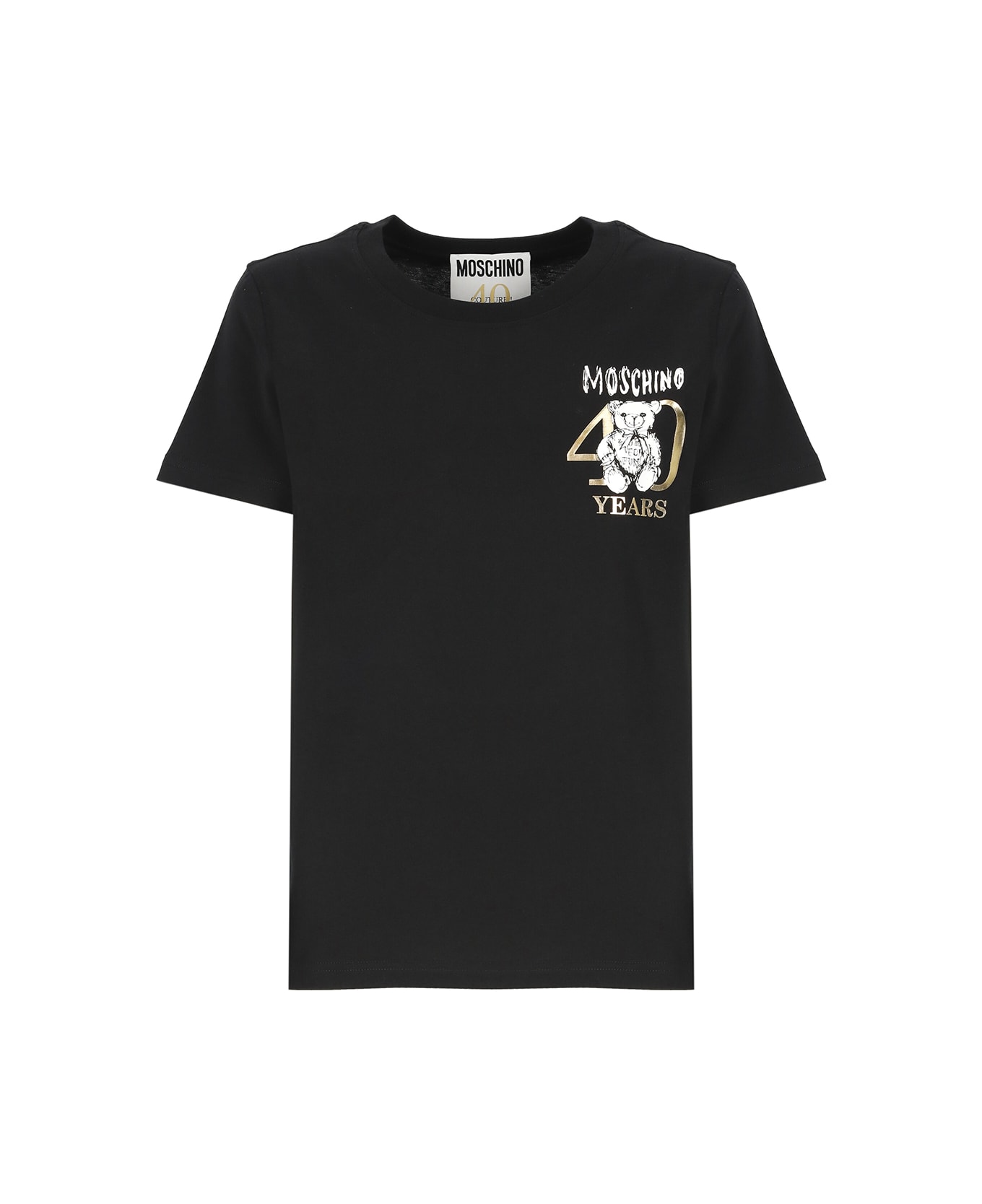 Moschino Teddy 40 Years Of Love T-shirt - Black