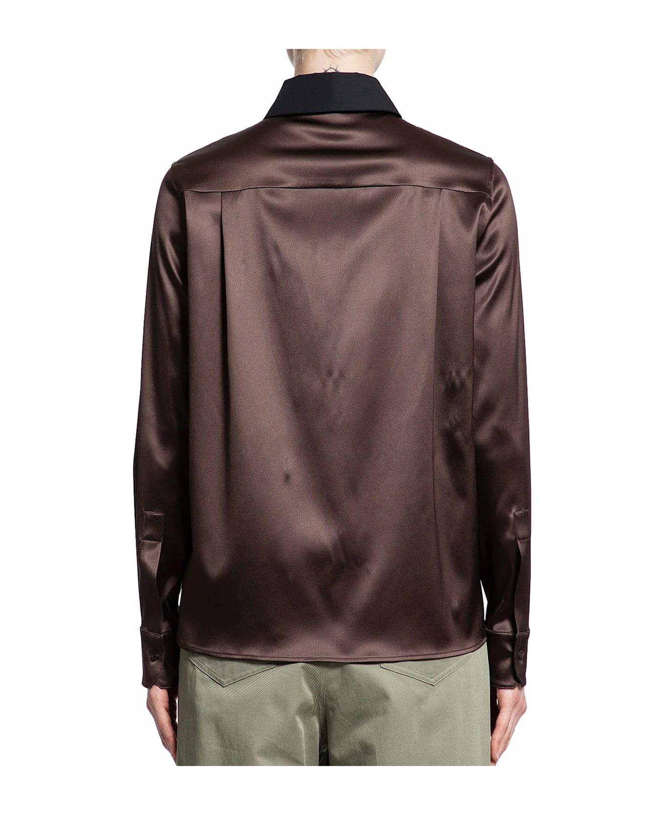 Loewe Silk Shirt - Brown