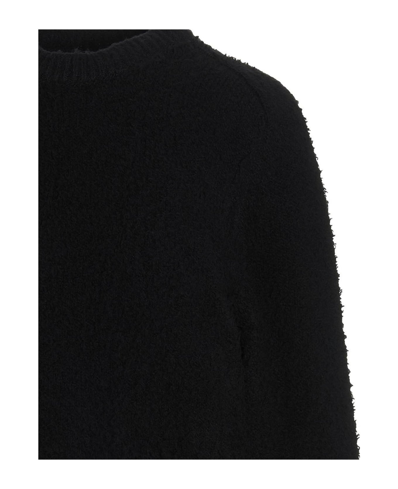 Maison Margiela Fur-effect Sweater - Black  