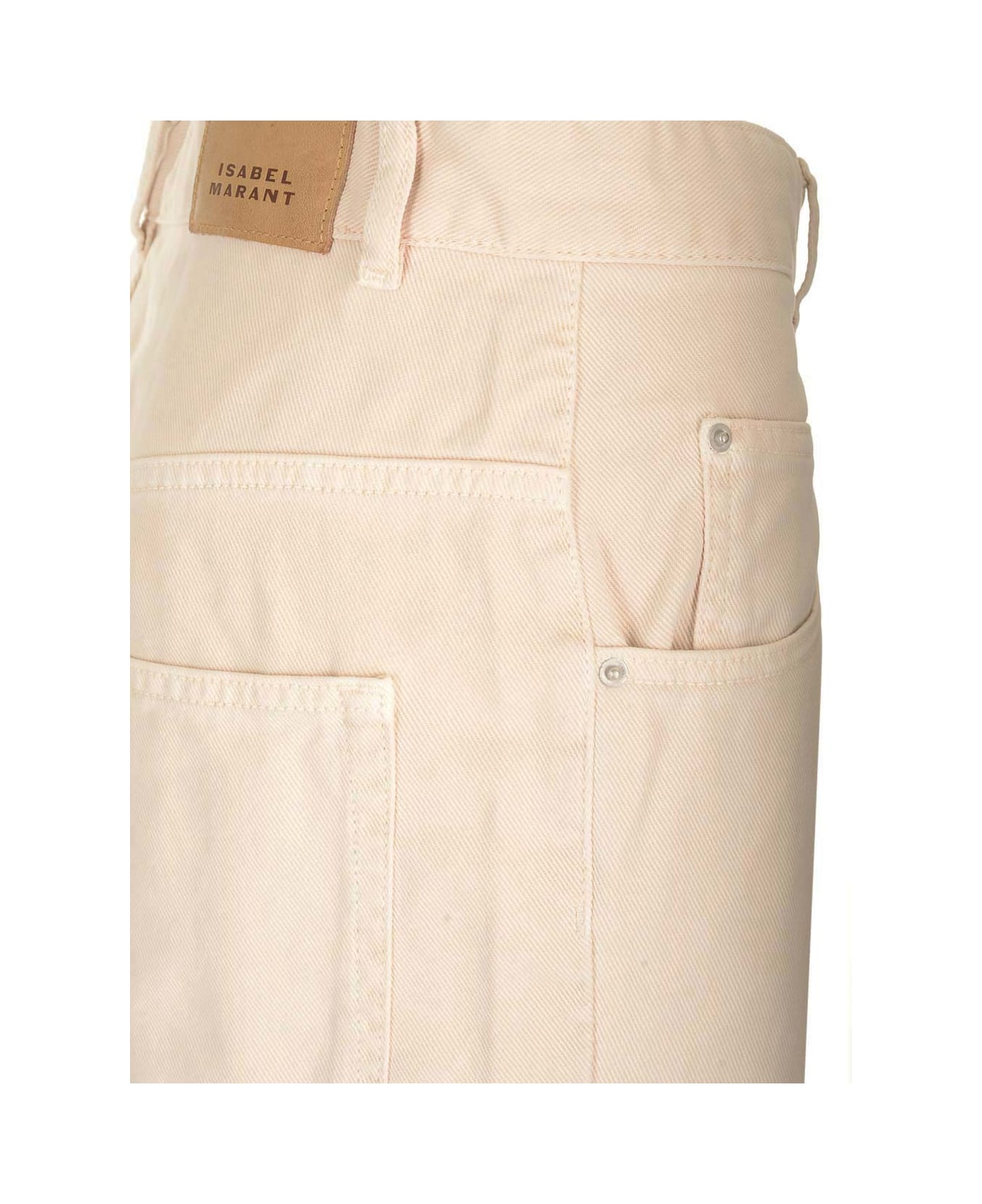 Isabel Marant Bymara Wide-leg Jeans - White