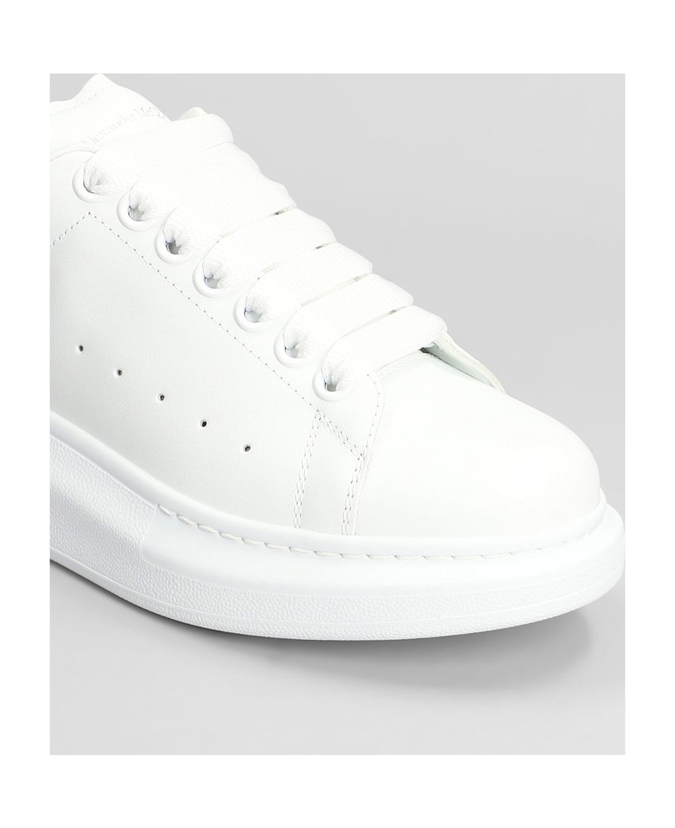 Alexander McQueen Oversize Sneak Sneakers In White Leather - white