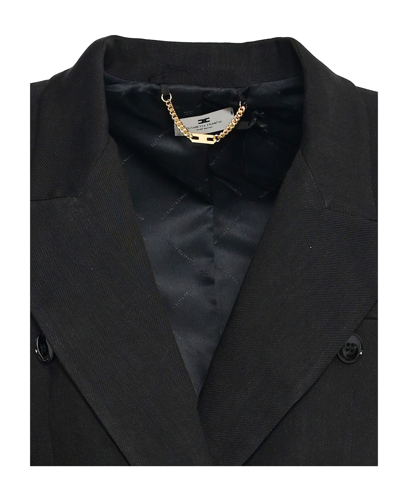 Elisabetta Franchi Women
s Jacket - BLACK