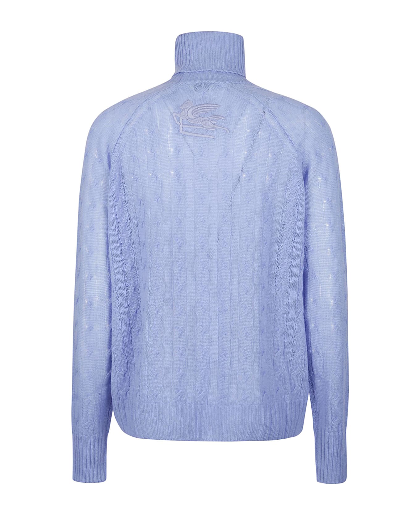 Etro Turtleneck Sweater - Blue ニットウェア