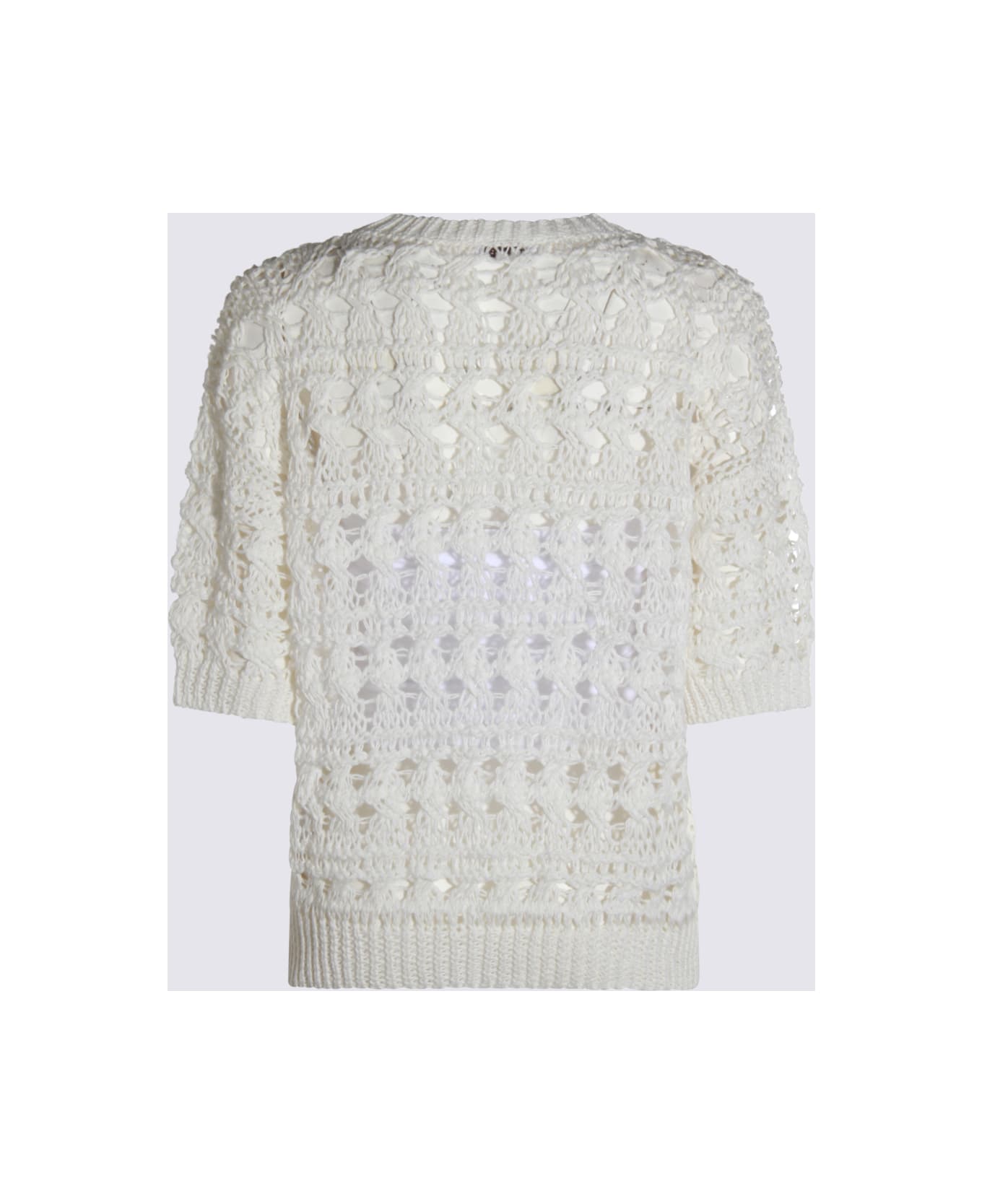 Brunello Cucinelli White Knitwear