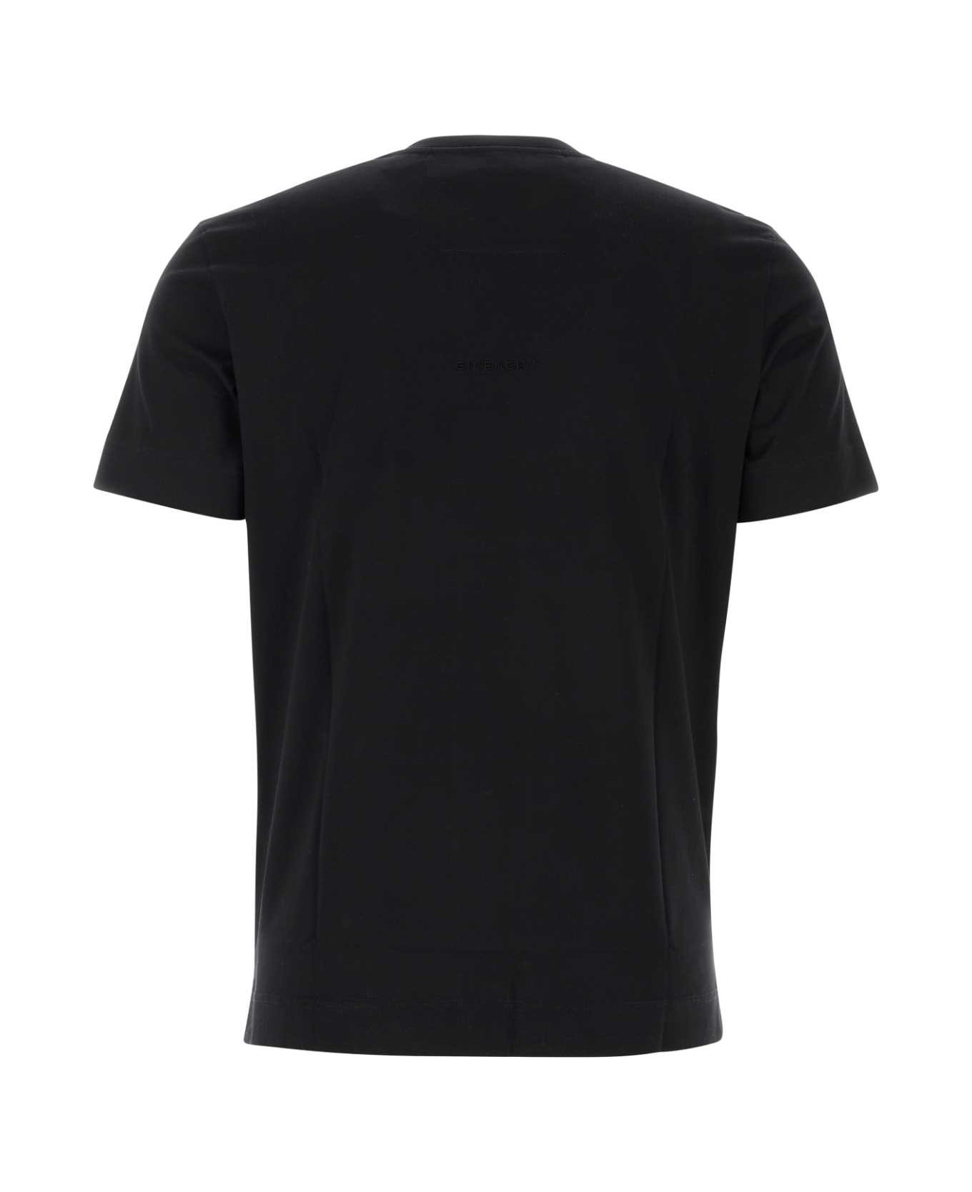 Givenchy Black Cotton T-shirt - BLACK シャツ