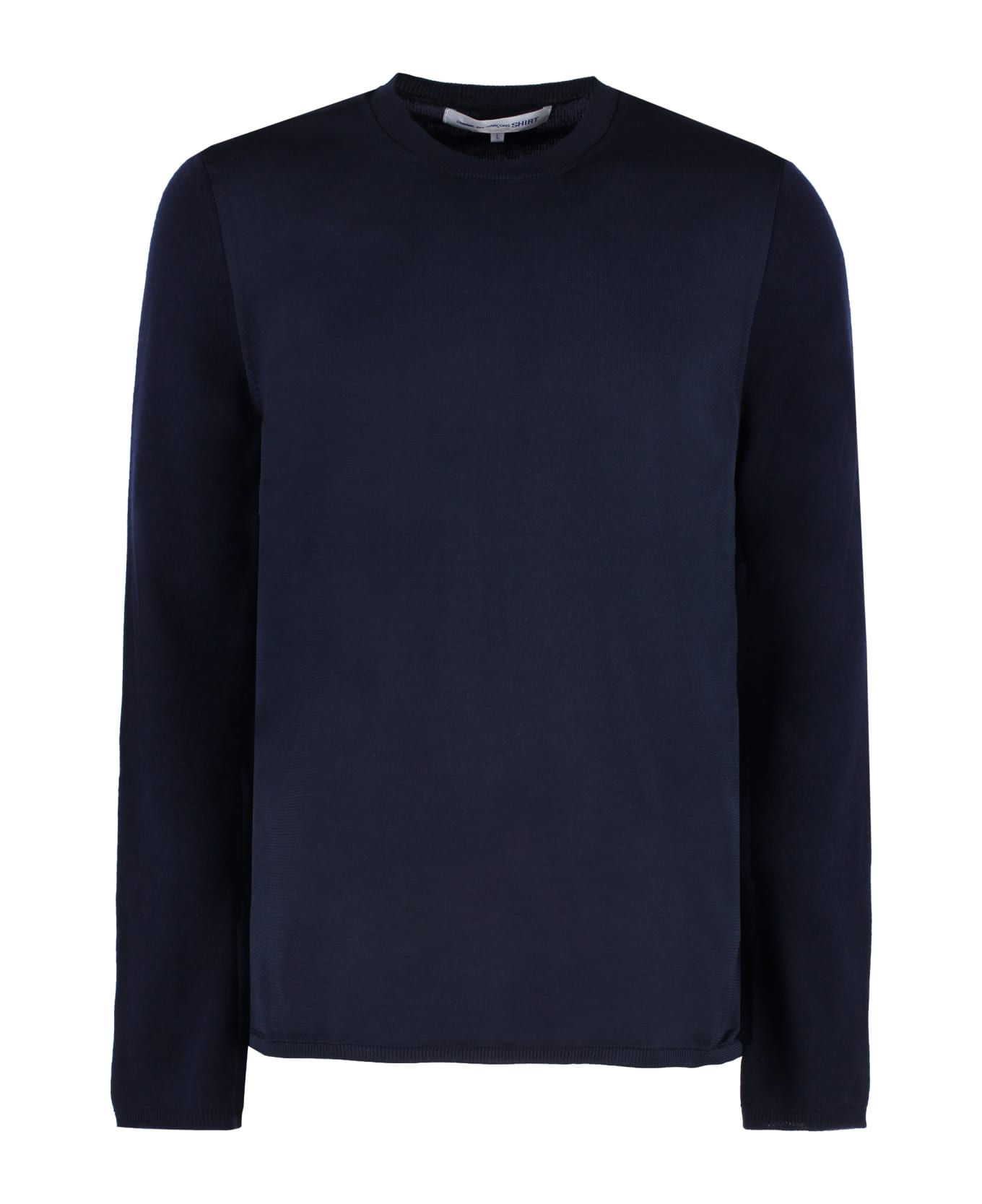 Comme des Garçons Shirt Wool-blend Crew-neck Sweater - blue