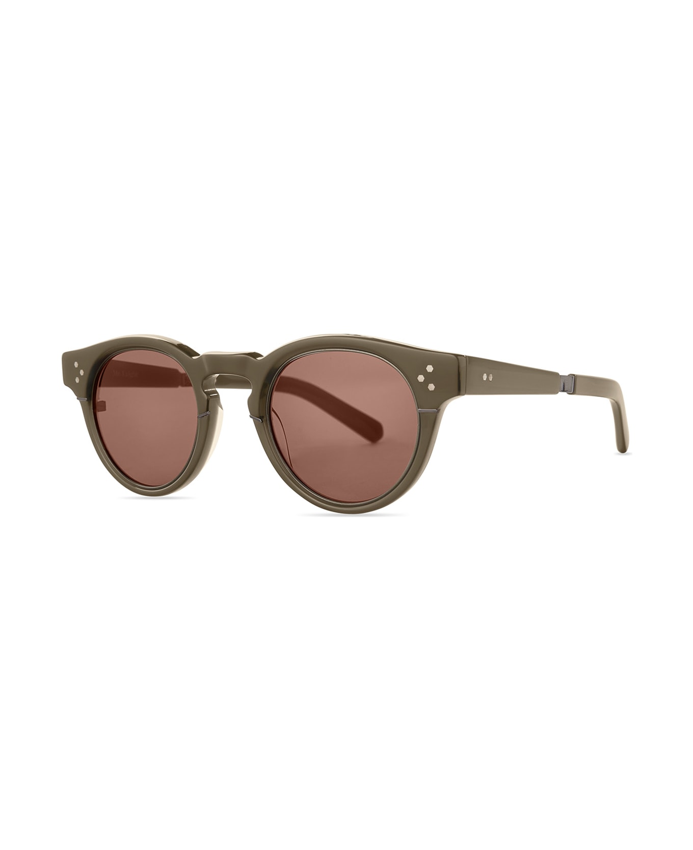 Mr. Leight Kennedy S Citrine-chocolate Gold/orchid Sunglasses - Citrine-Chocolate Gold/Orchid