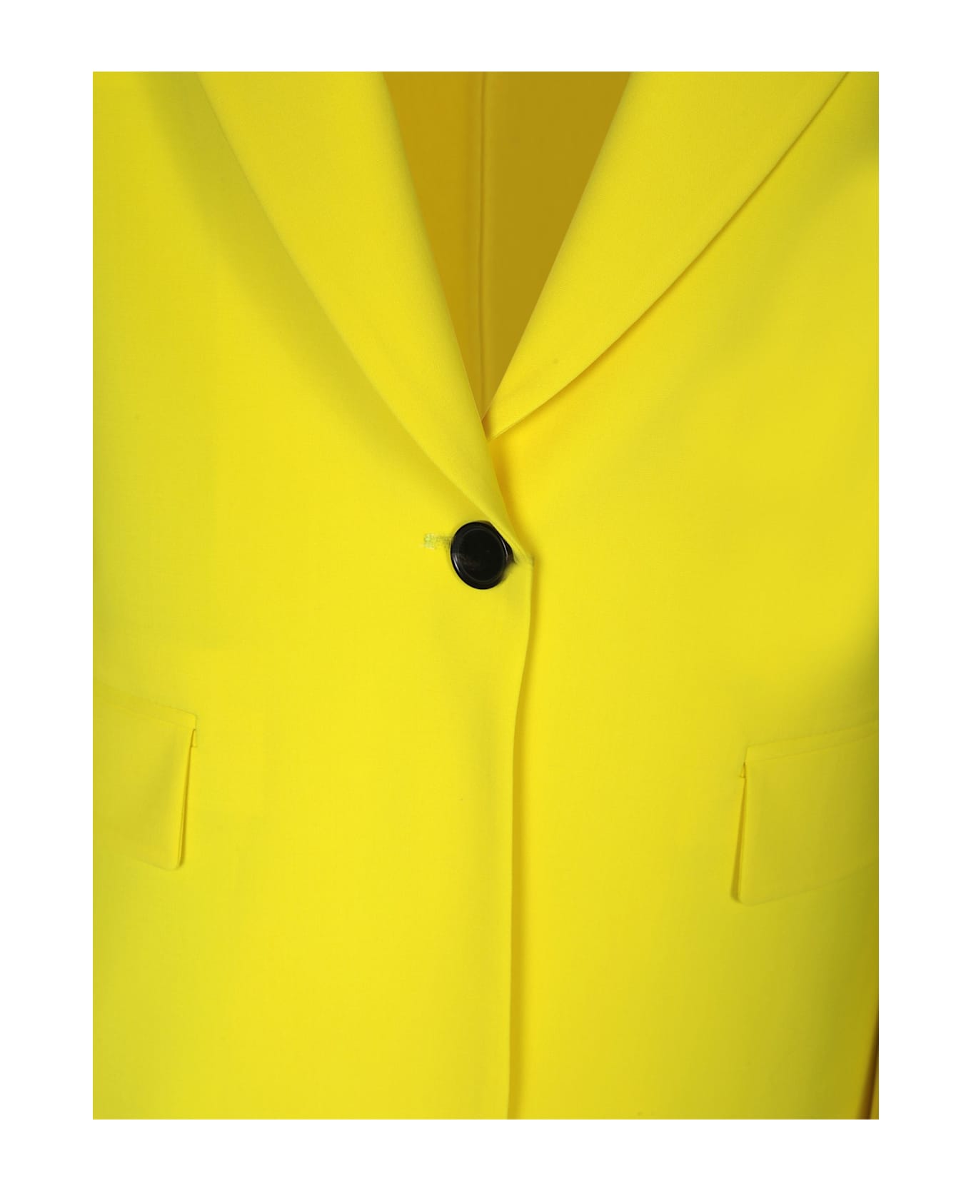 MSGM Single-breasted Yellow Jacket - Yellow