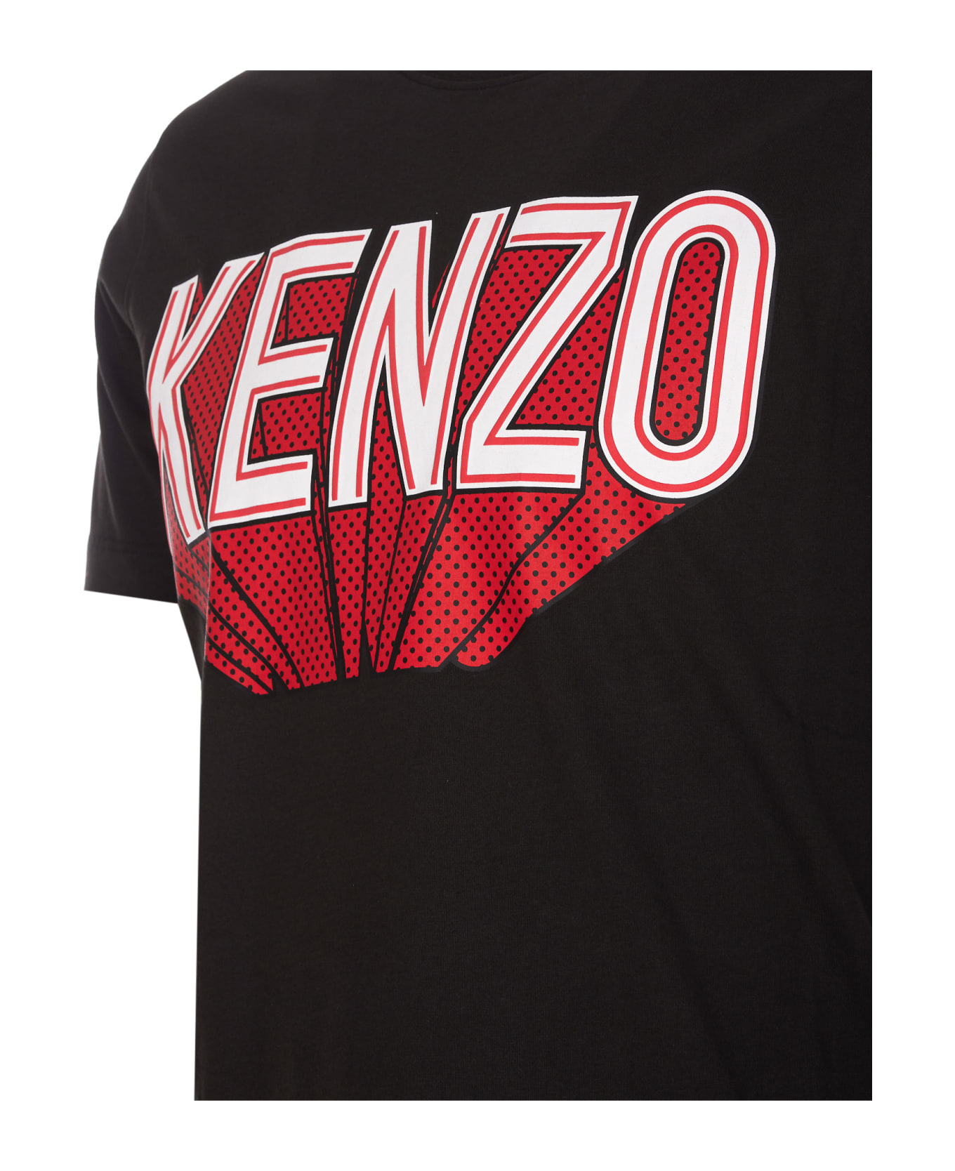Kenzo 3d Loose T-shirt - Black