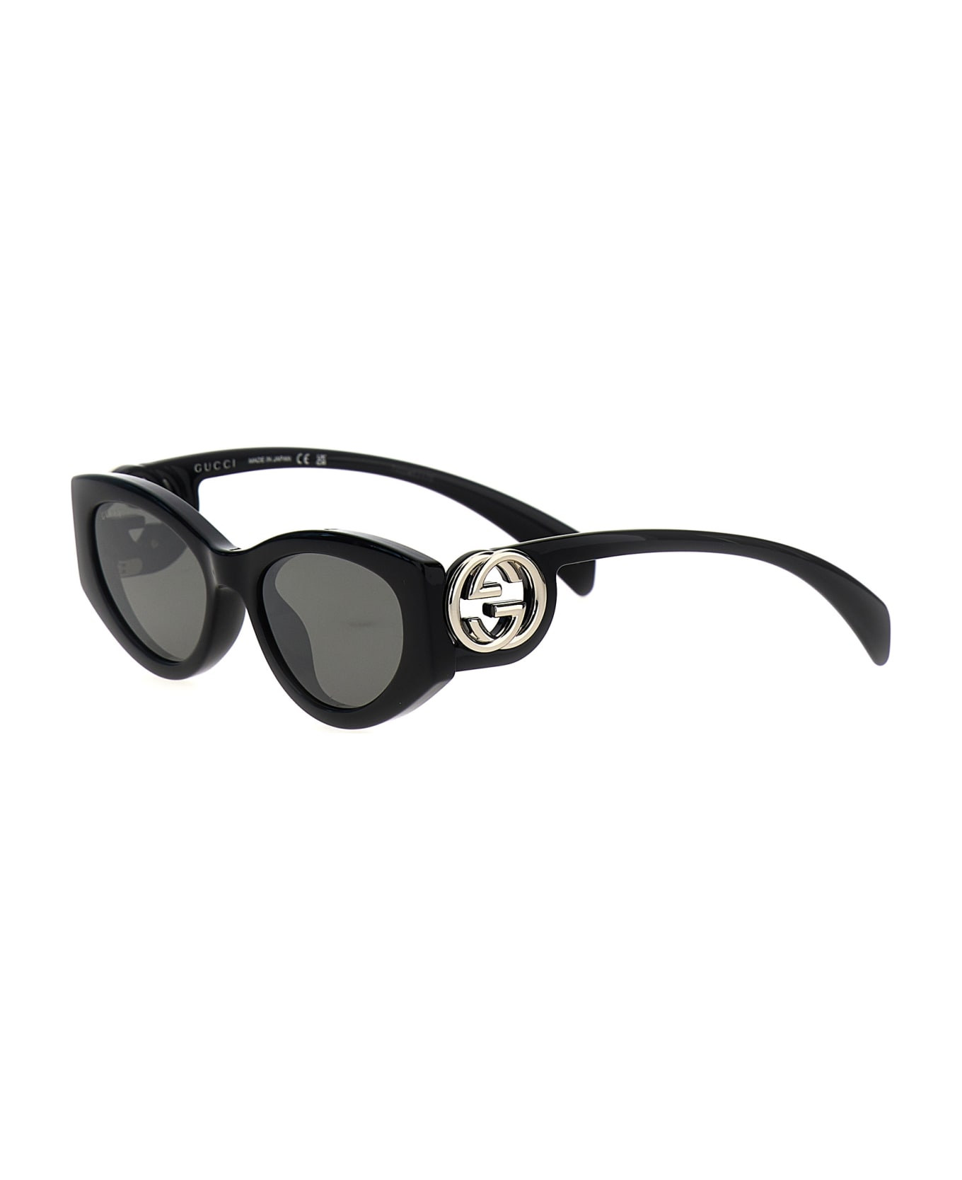 Gucci 'cat Eye' Sunglasses - Black  