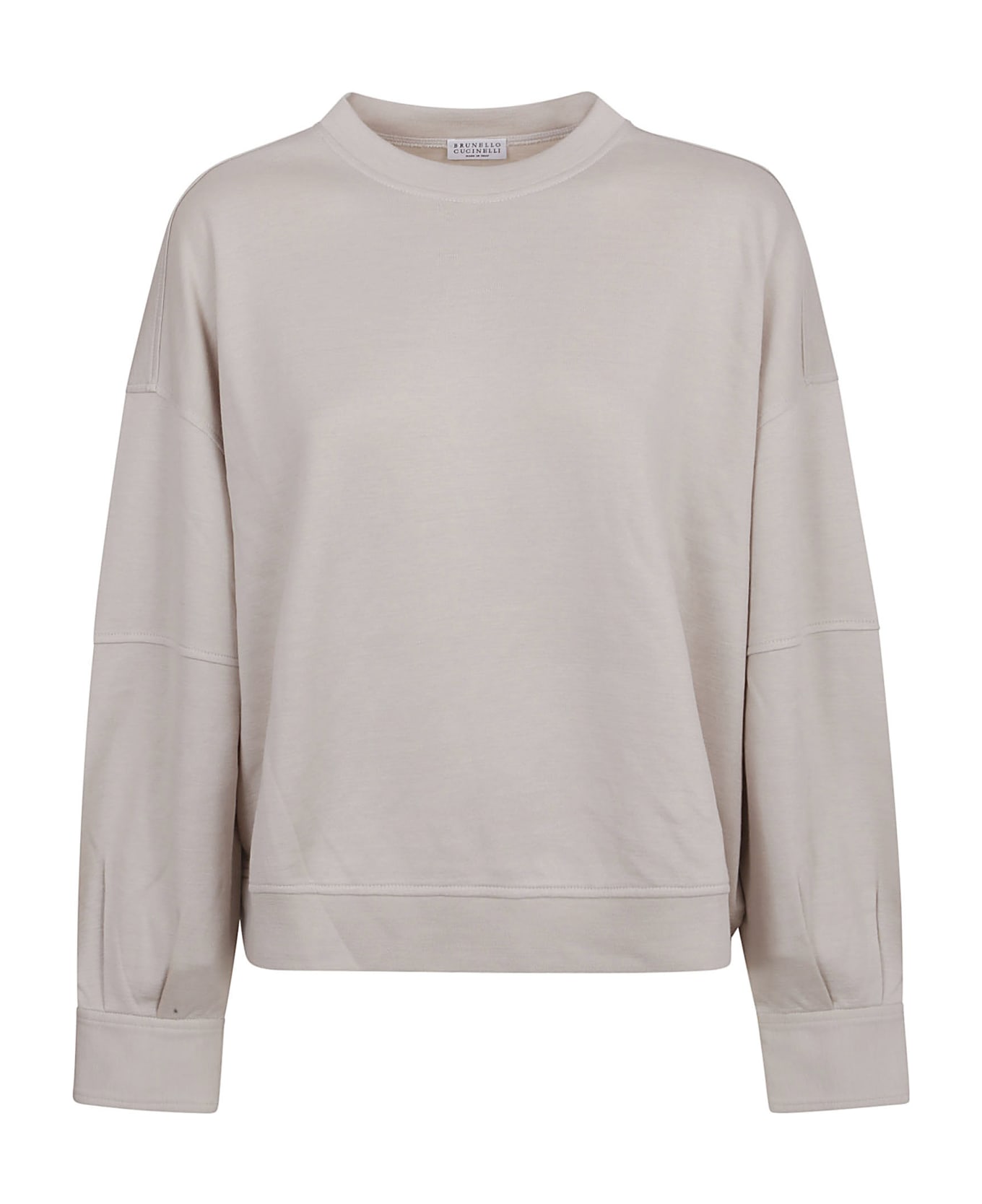 Brunello Cucinelli Round Neck Sweatshirt - Warm White