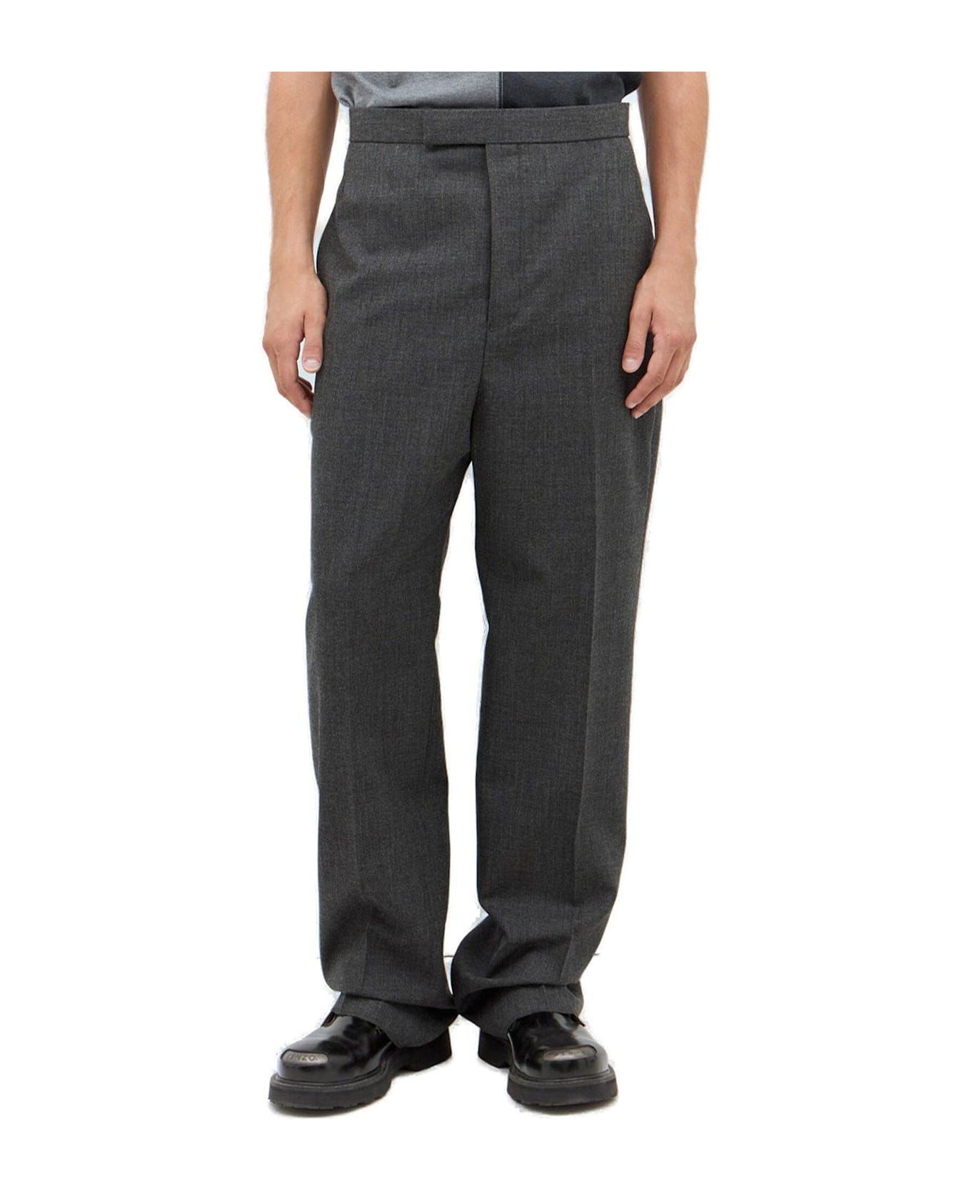 Thom Browne Mid-rise Slim-fit Tailored Trousers - Grey