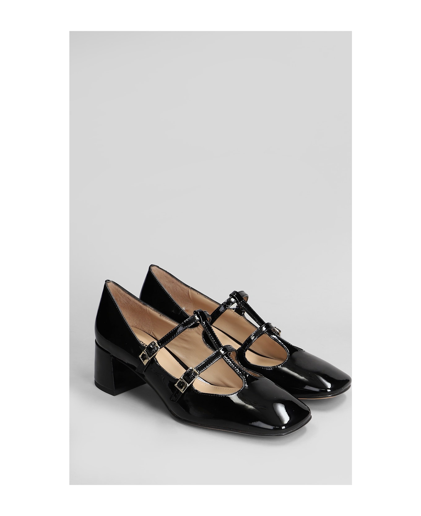 Lola Cruz Guida Pumps 50 Pumps In Black Patent Leather - black