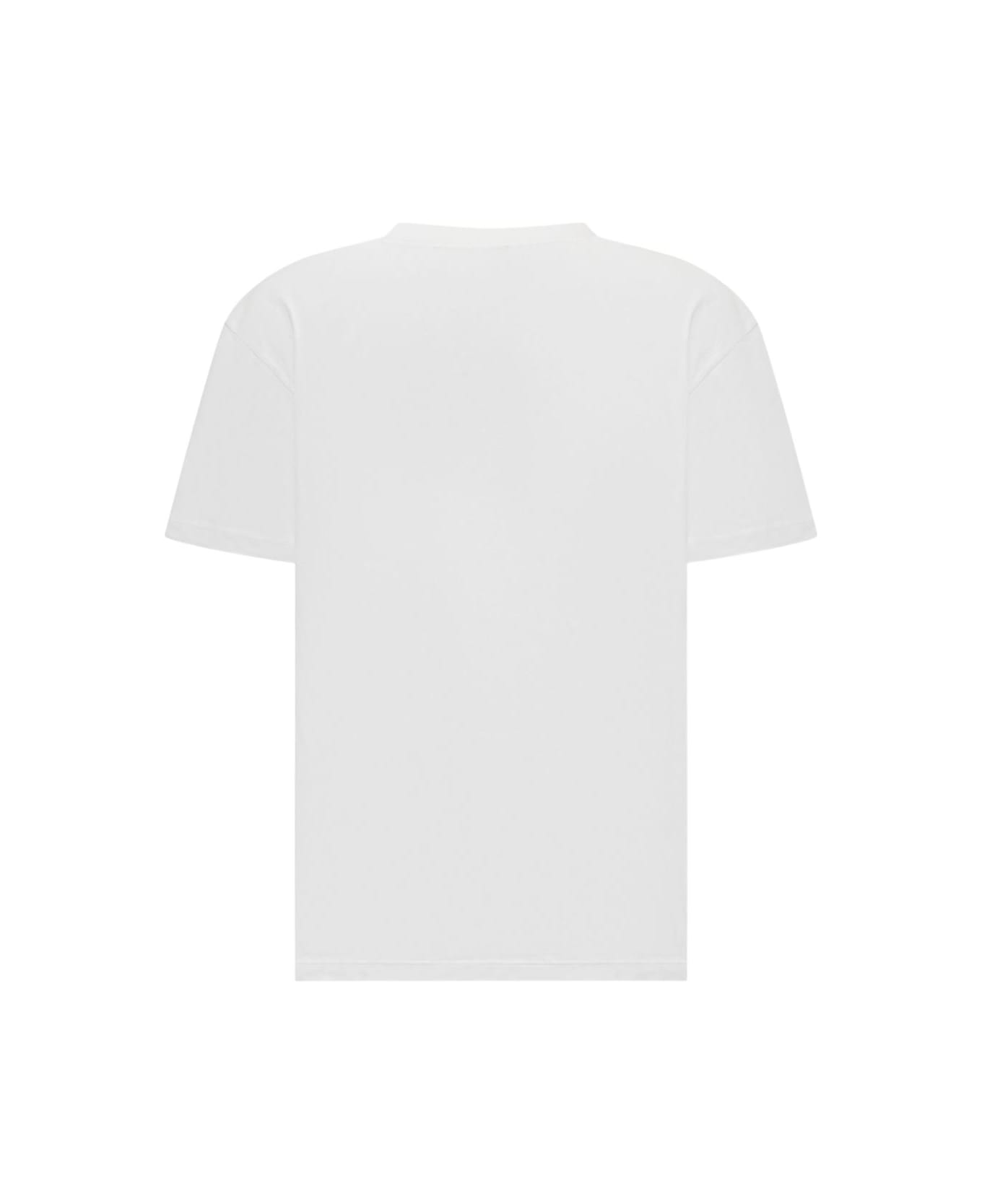 Balmain Kids T-shirt With Embossed Logo - White