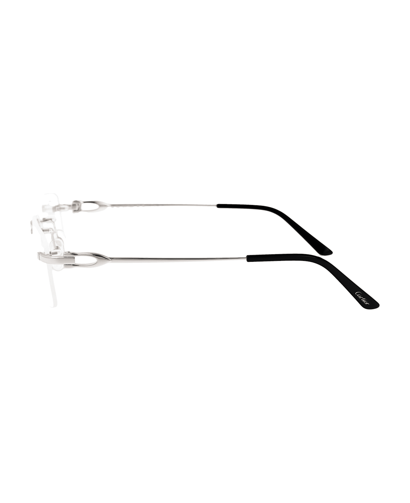 Cartier Eyewear Ct0521o Glasses - SILVER SILVER TRANSPARENT