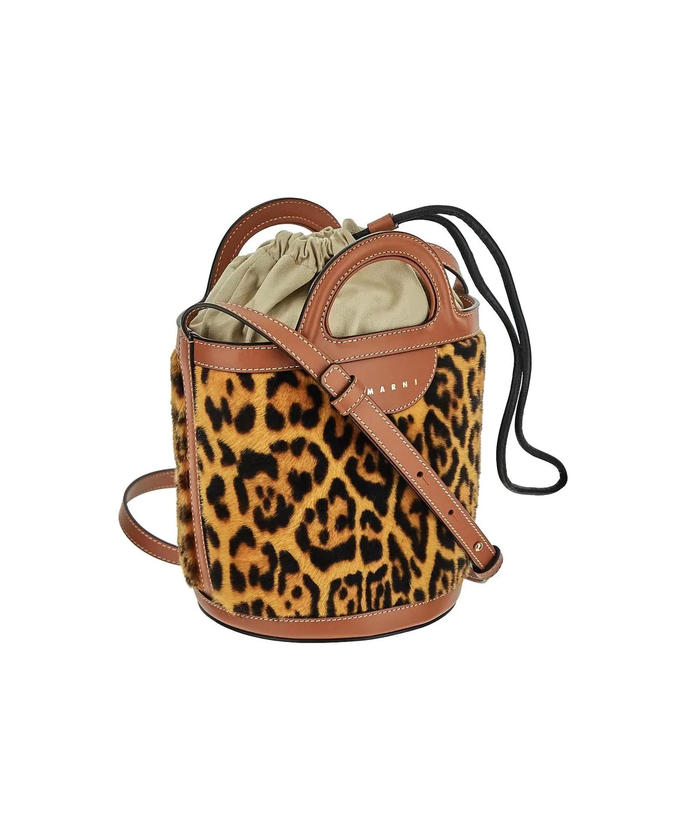 Marni Leopard Bucket Bag - Spotted トートバッグ