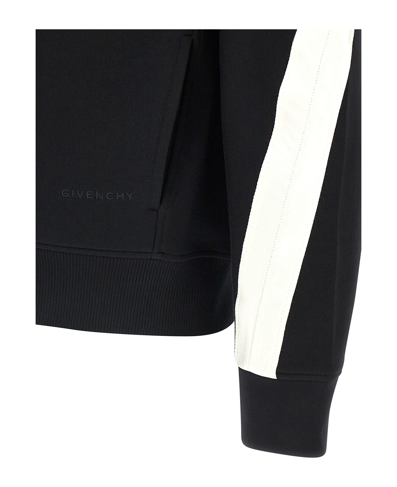 Givenchy Satin Insert Sweatshirt - White/Black