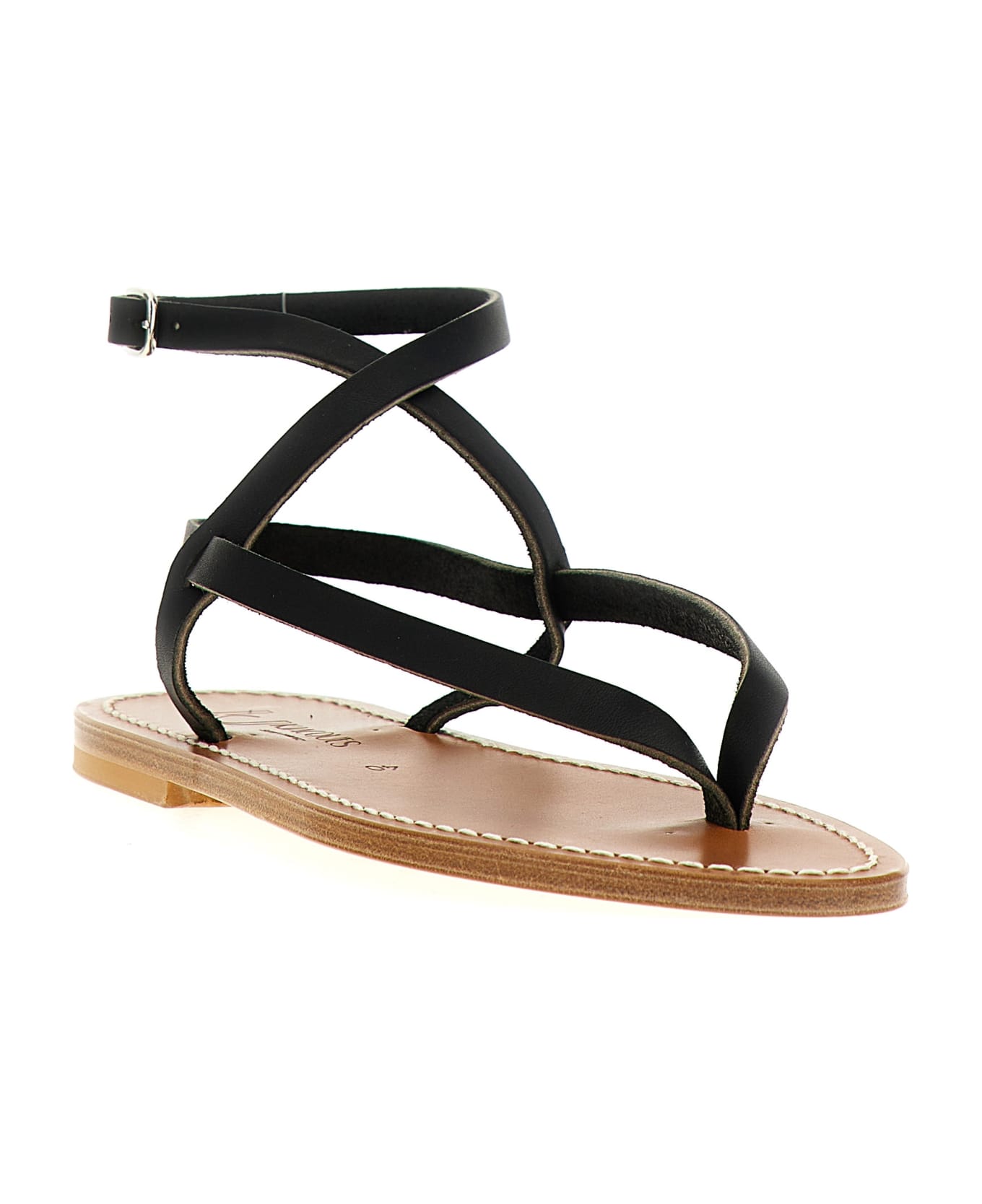 K.Jacques 'delta' Sandals - Black   サンダル