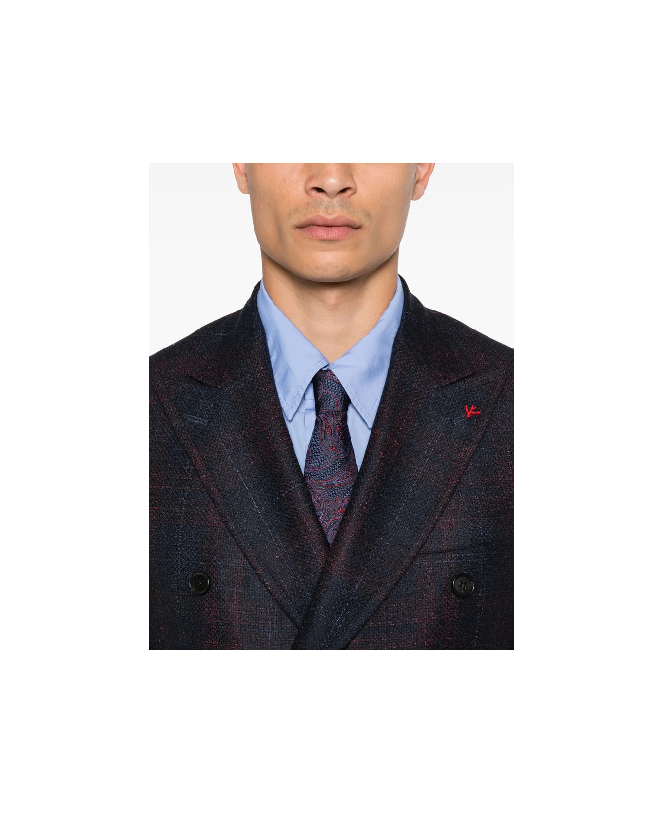 Isaia Jacket - BLUE/RED