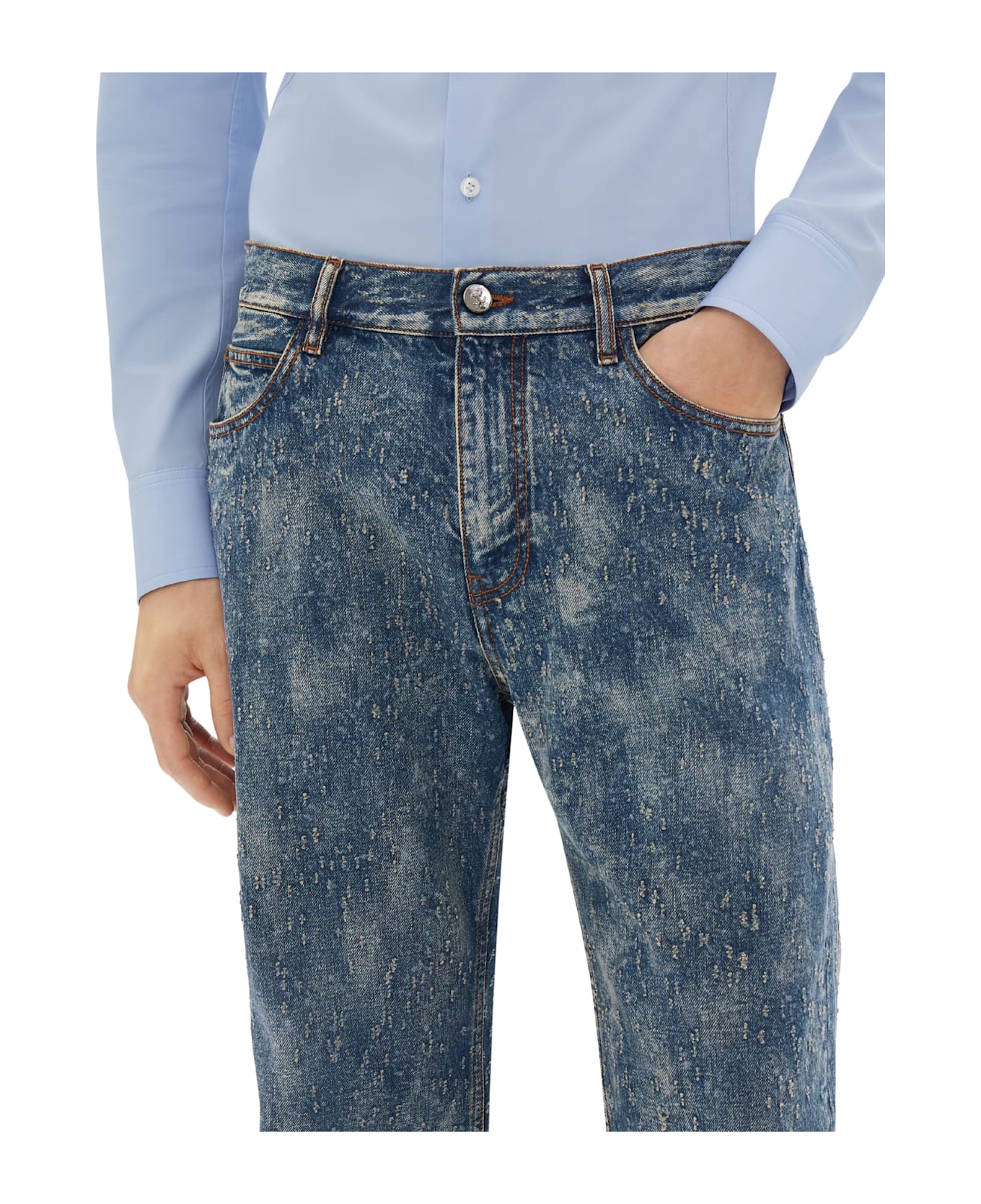 Ferrari Faded Jeans - Denim