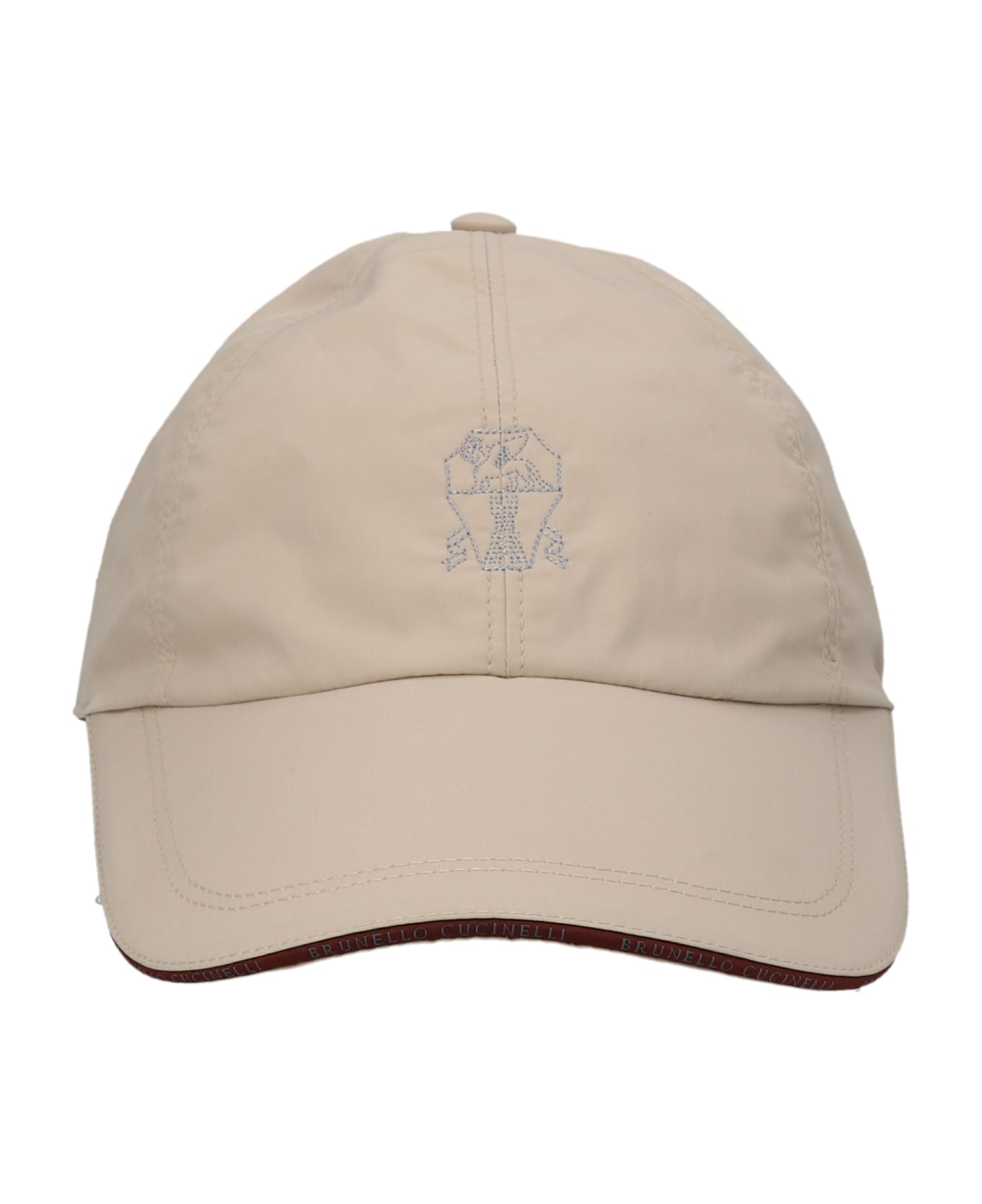 Brunello Cucinelli Logo Embroidery Cap - Beige 帽子
