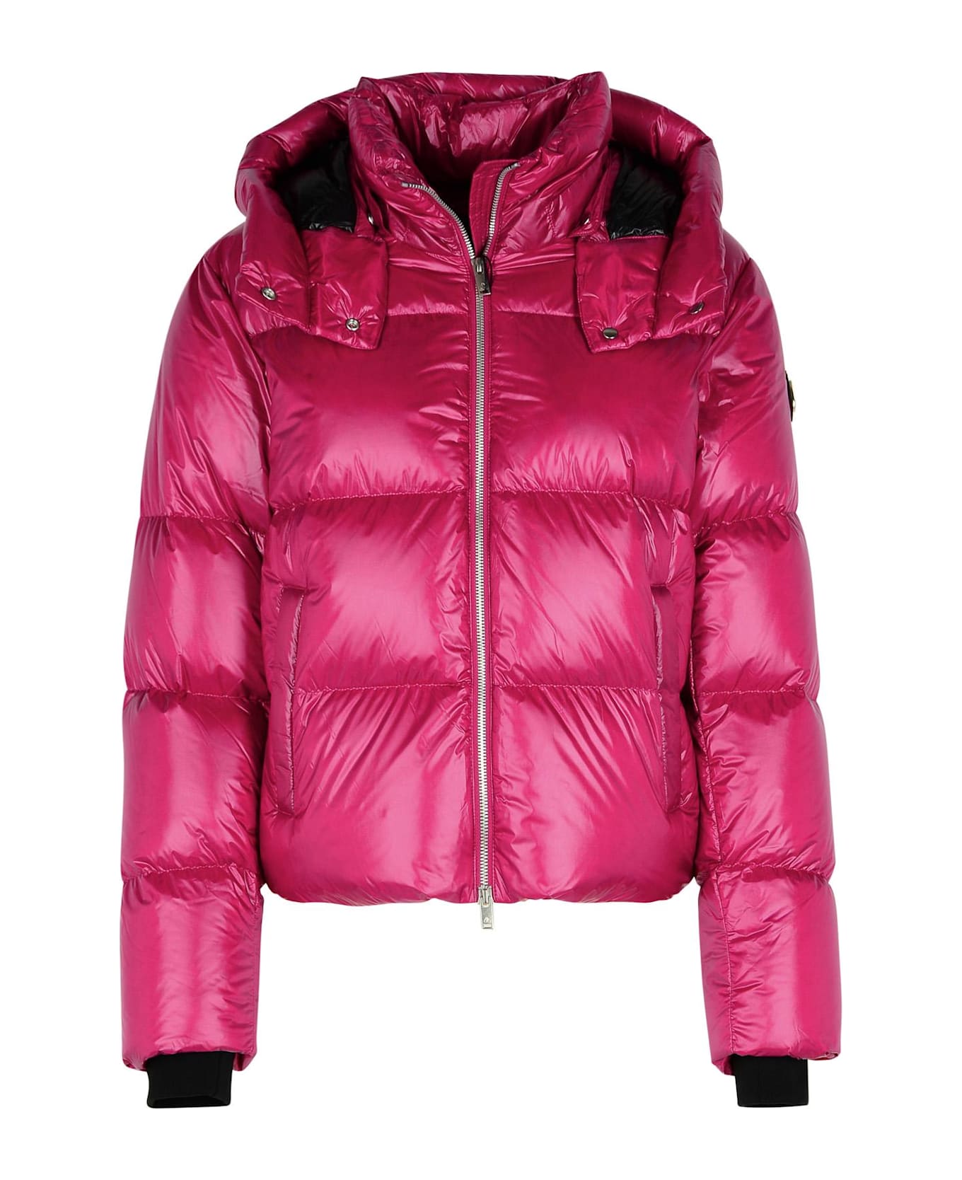 Moose Knuckles 
moonstone
 Fuchsia Nylon Down Jacket - Fuchsia