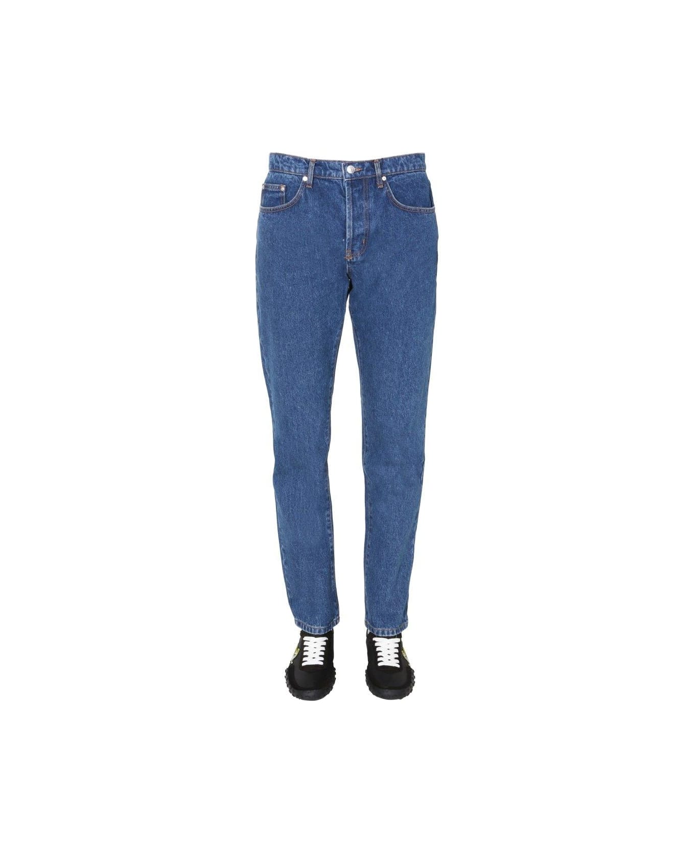 Kenzo Mid-rise Straight-leg Jeans - Blue