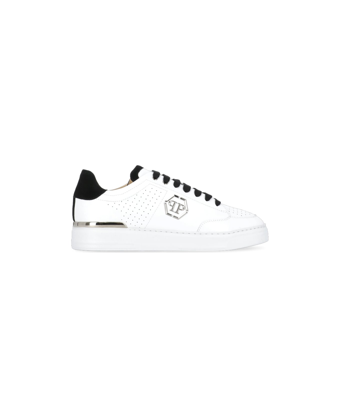 Philipp Plein Lo Top Sneakers - White