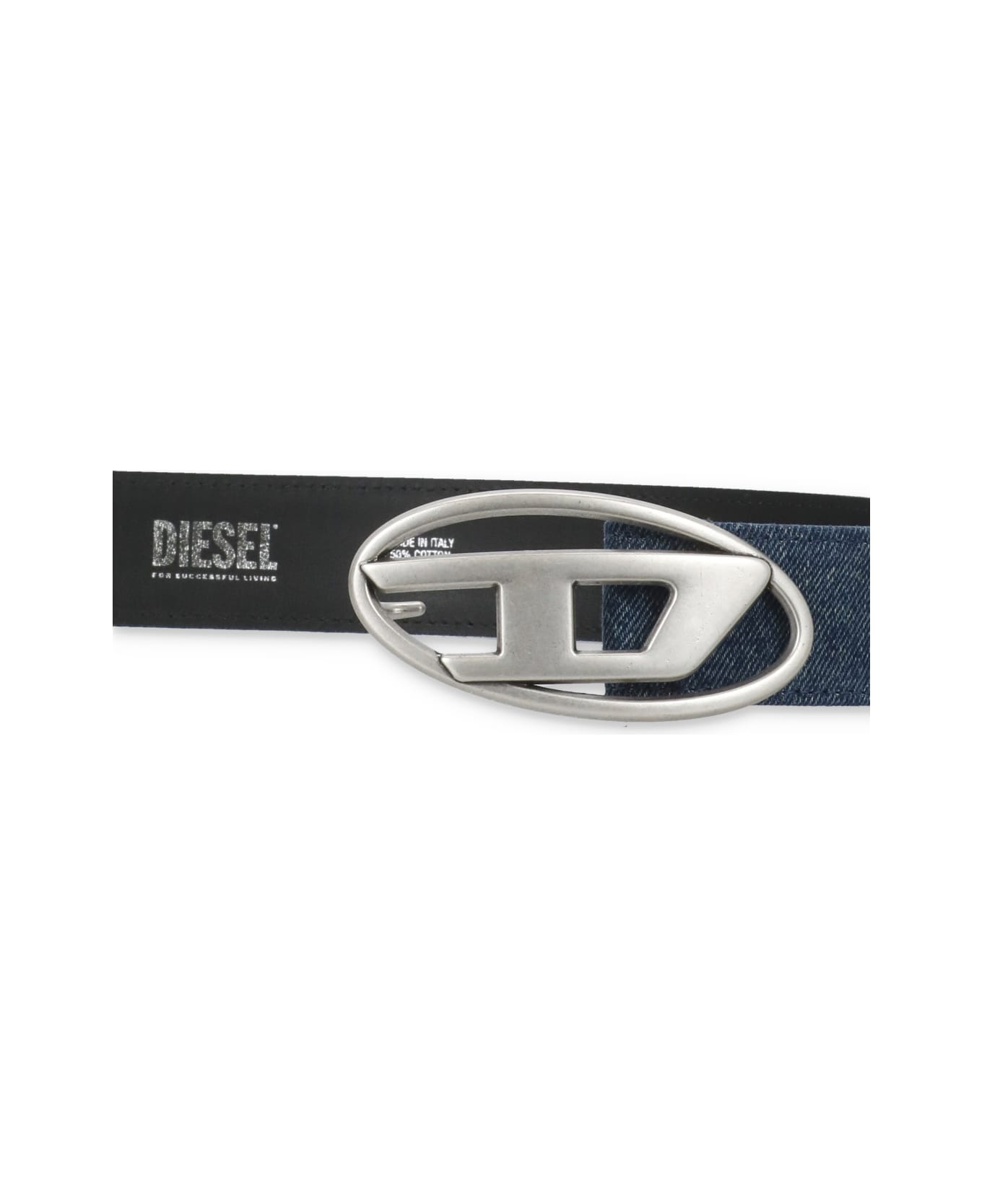 Diesel Leather Belt - Blue