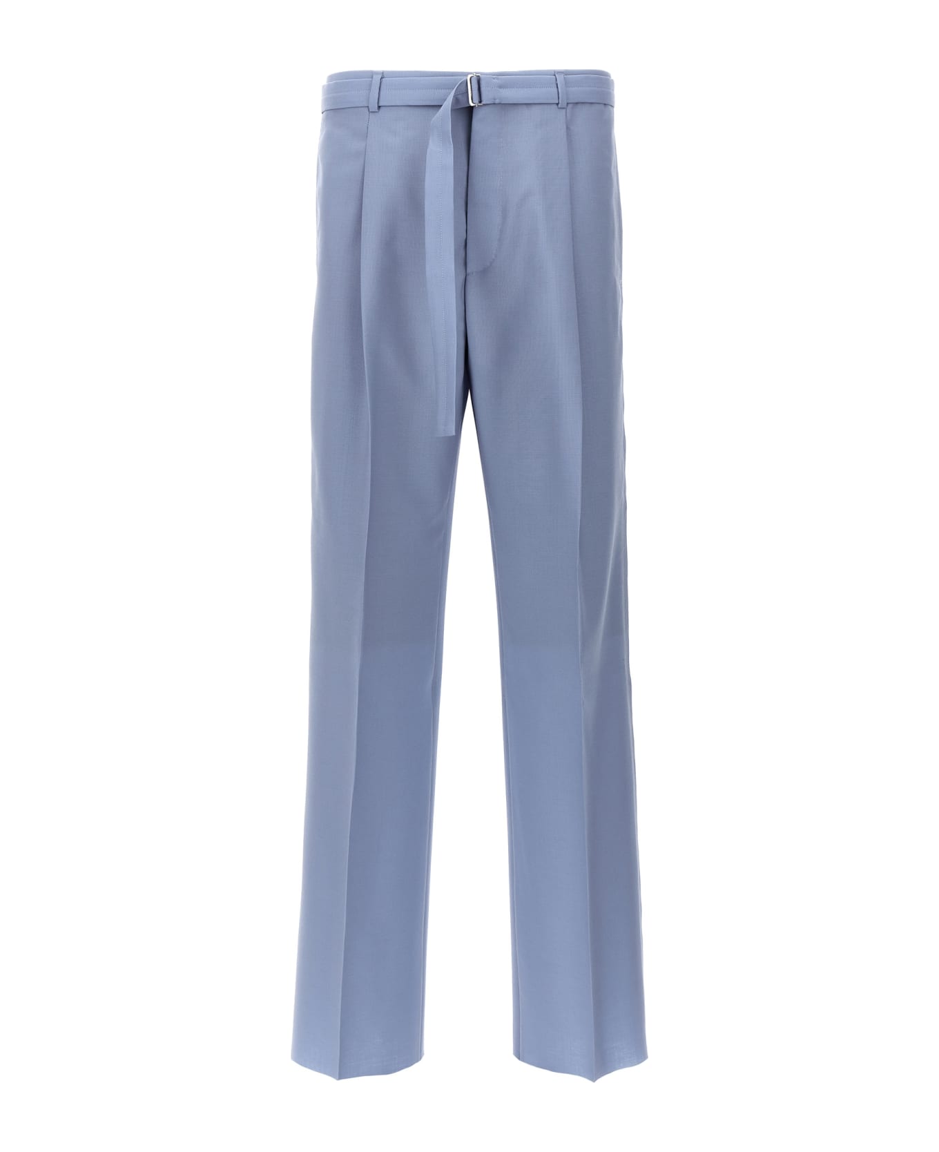 Lanvin Front Pleat Pants - Azzurro