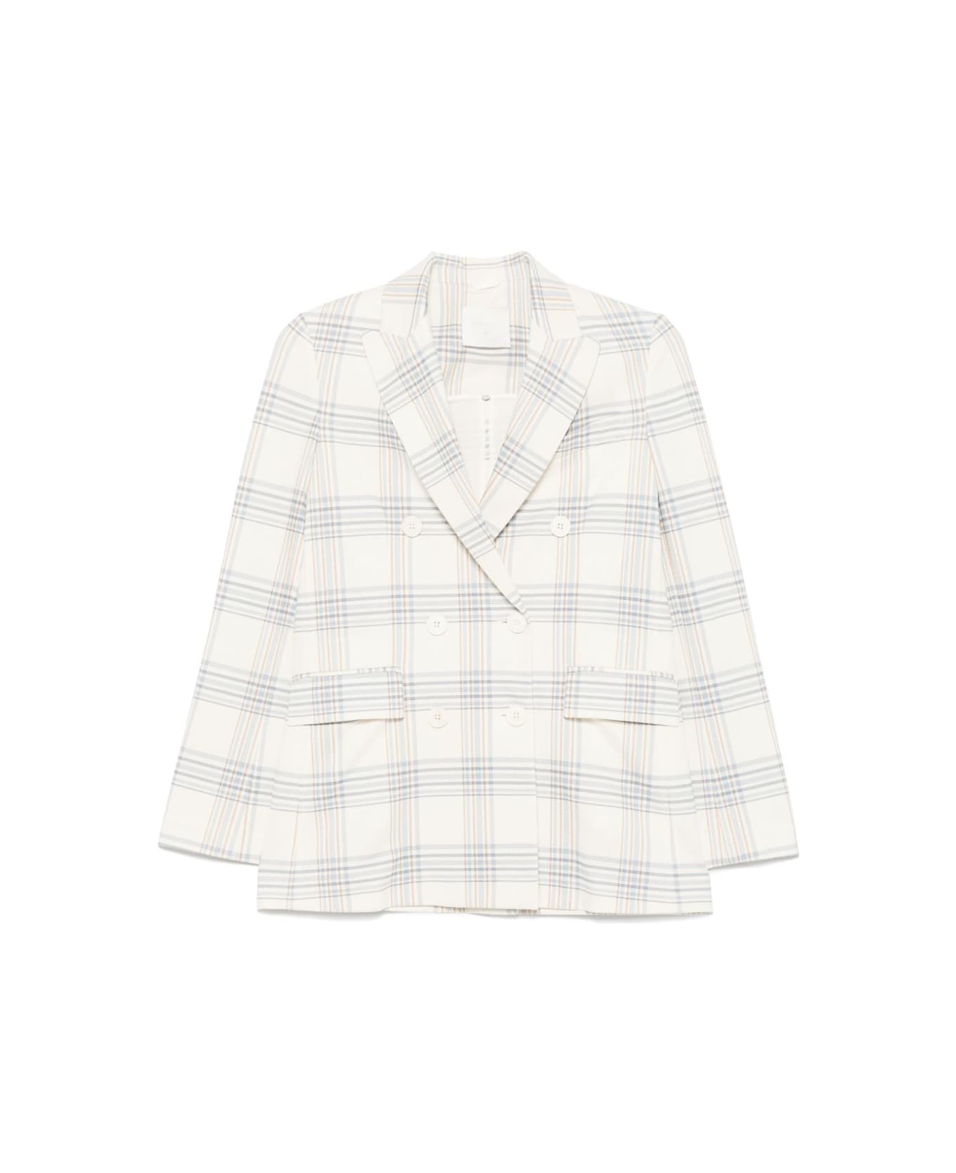 Circolo 1901 Cotton Double-breasted Jacket - Clear Blue