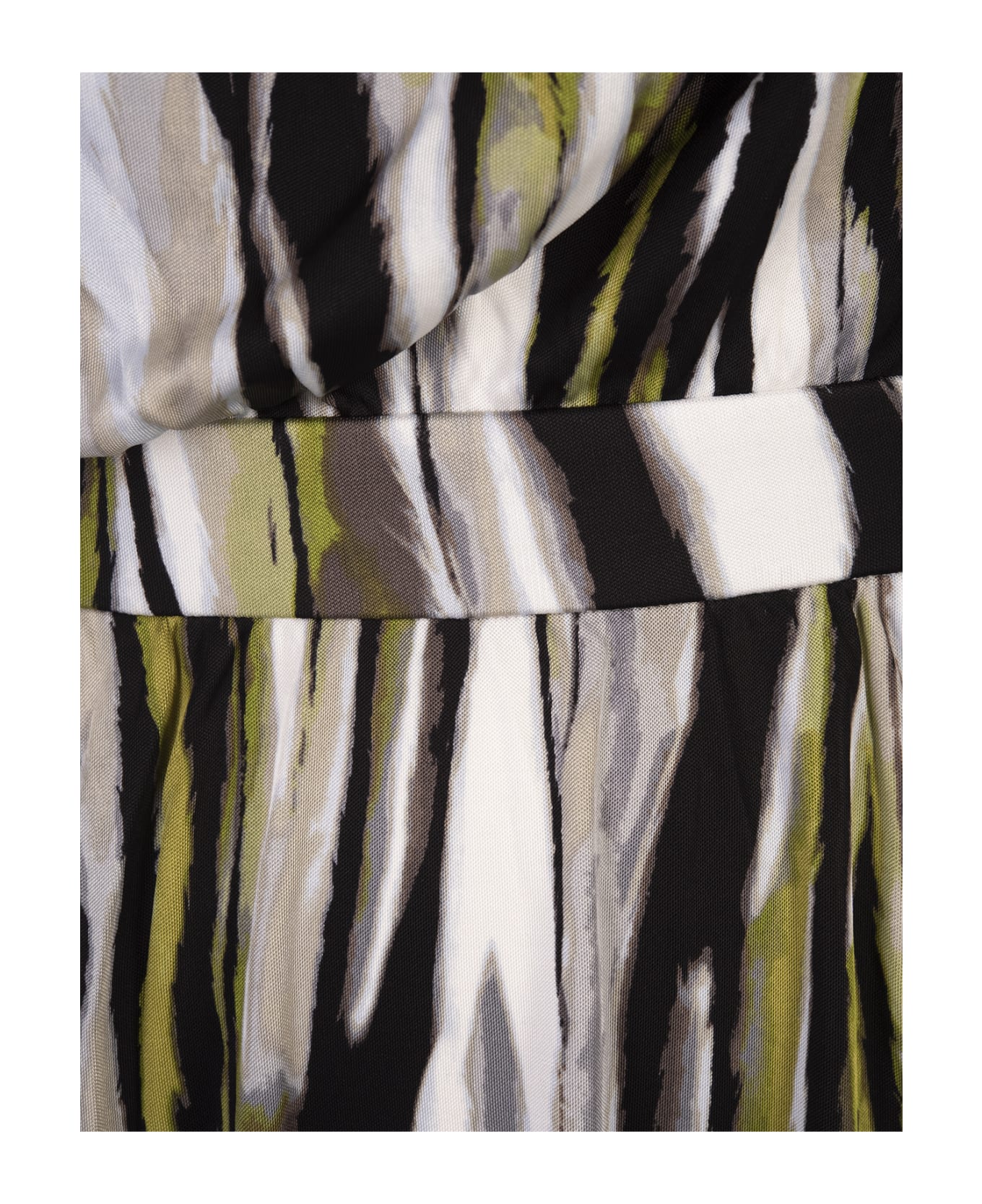 Diane Von Furstenberg Kiera Dress In Zebra Mist - Green