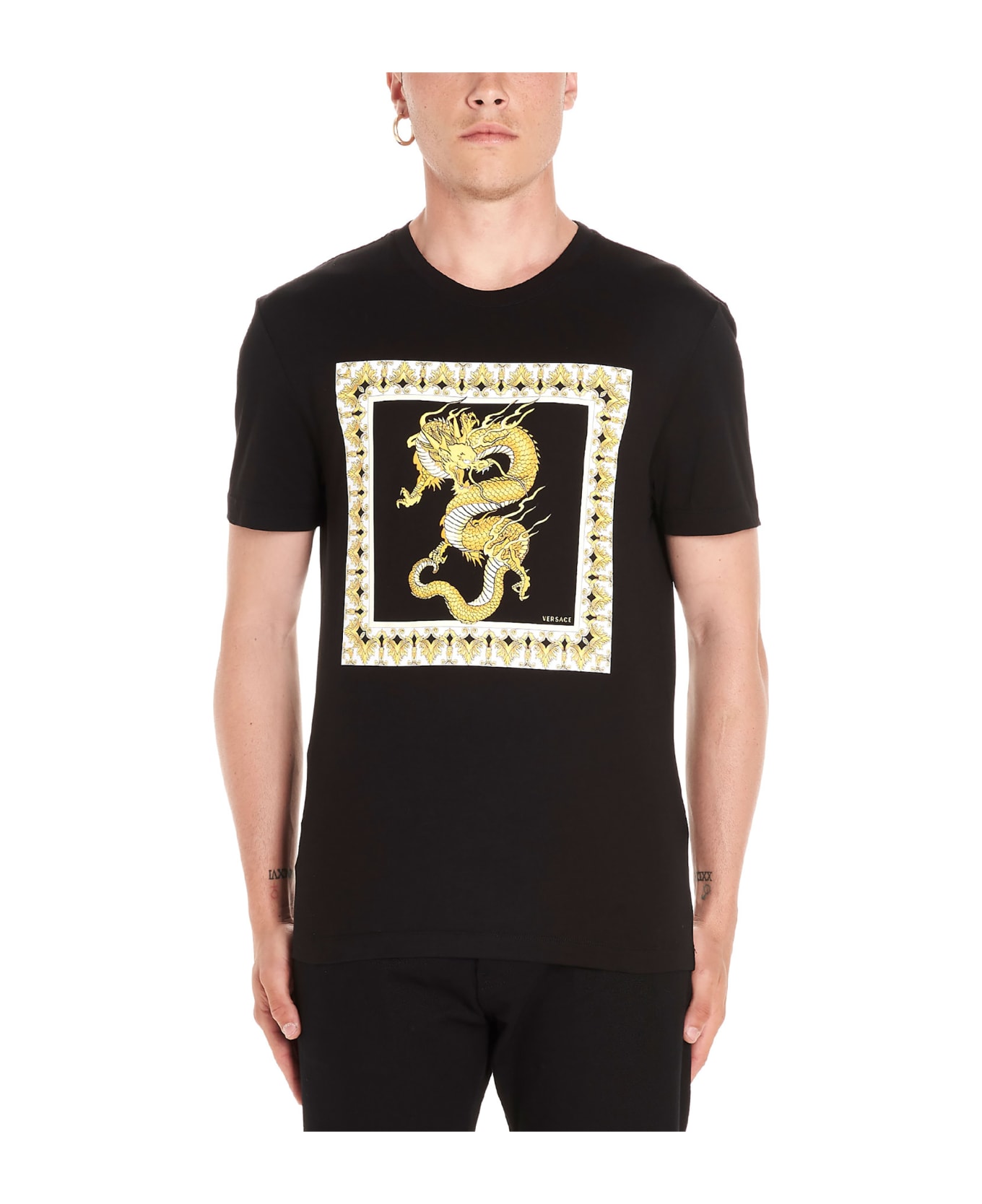 Versace 'dragon' T-shirt | italist