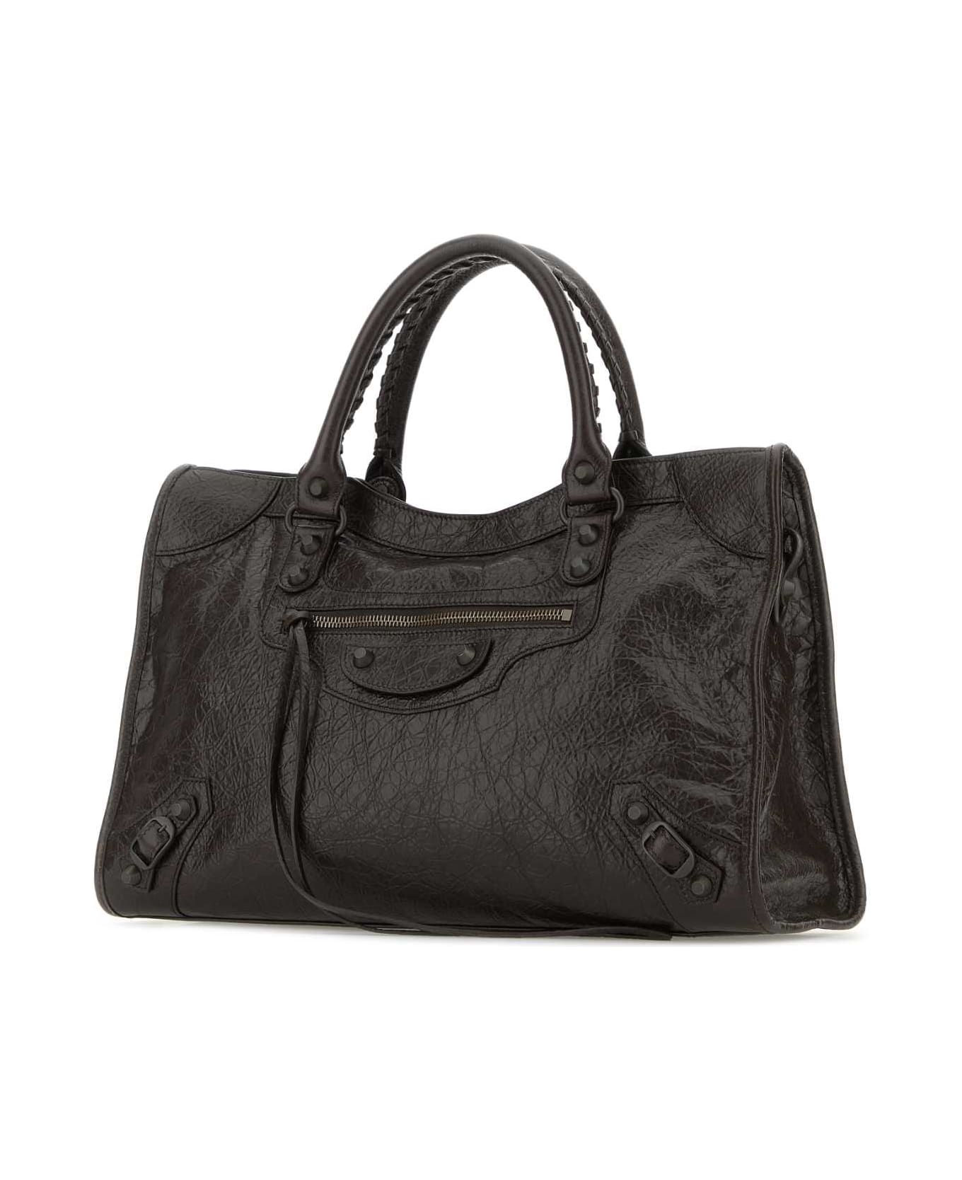 ハンドバッグ Balenciaga Dark Brown Leather Medium Le City Balenciaga Dark Brown Leather Medium Le City Handbag